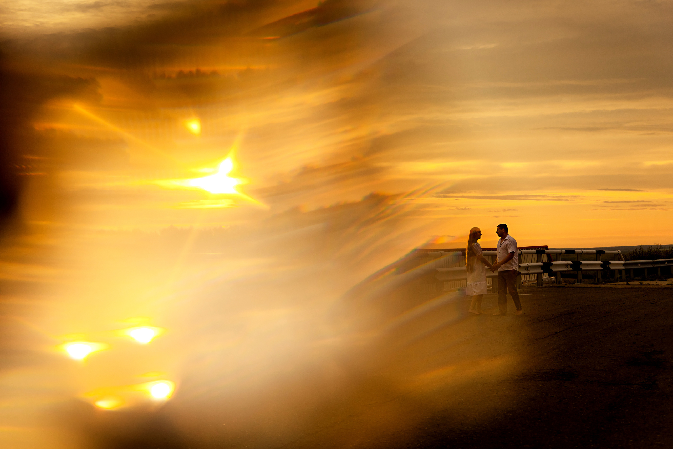 блики на закате