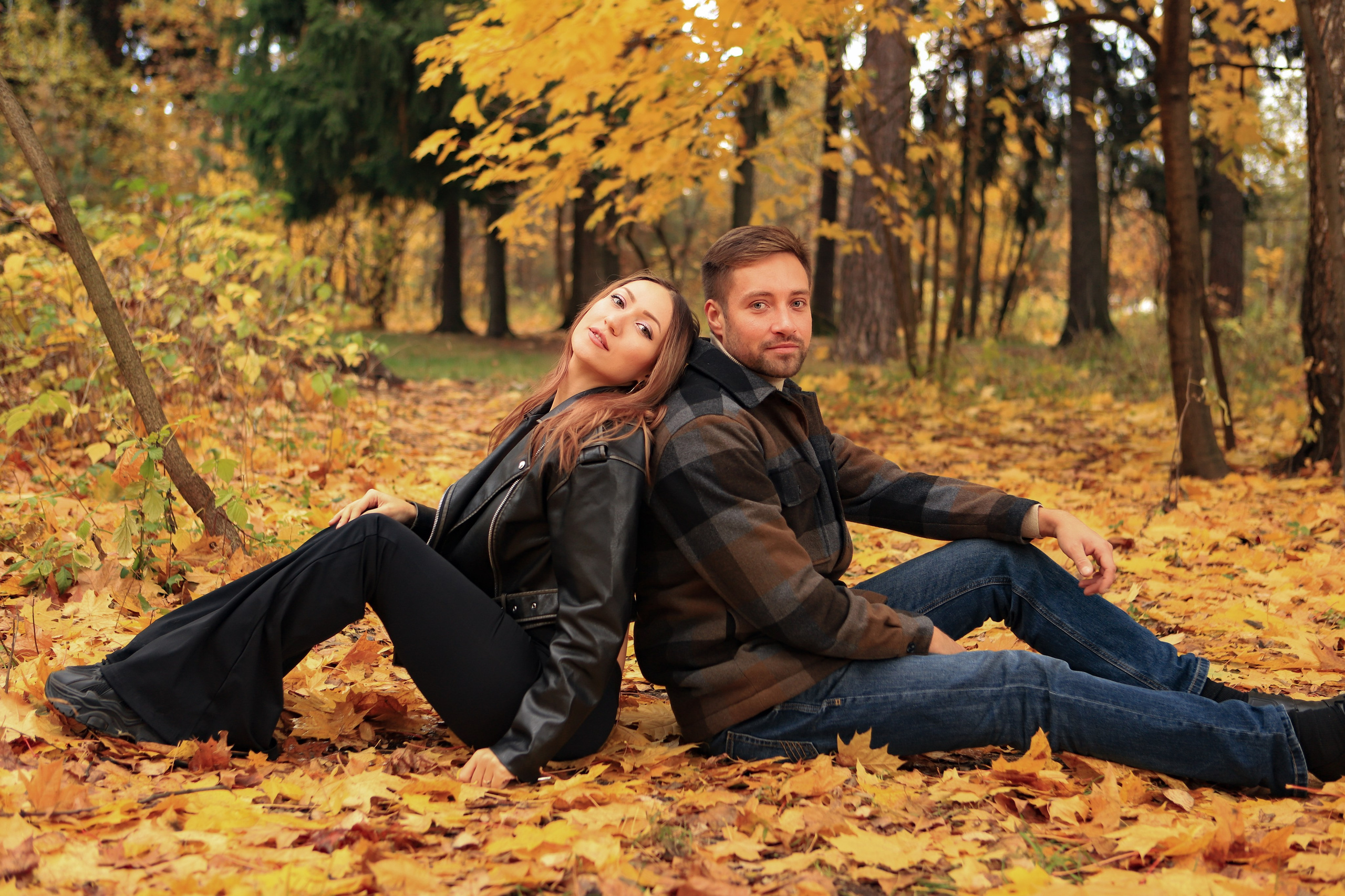 Осенняя прогулка. Фотограф в Москве Елена Дроботя