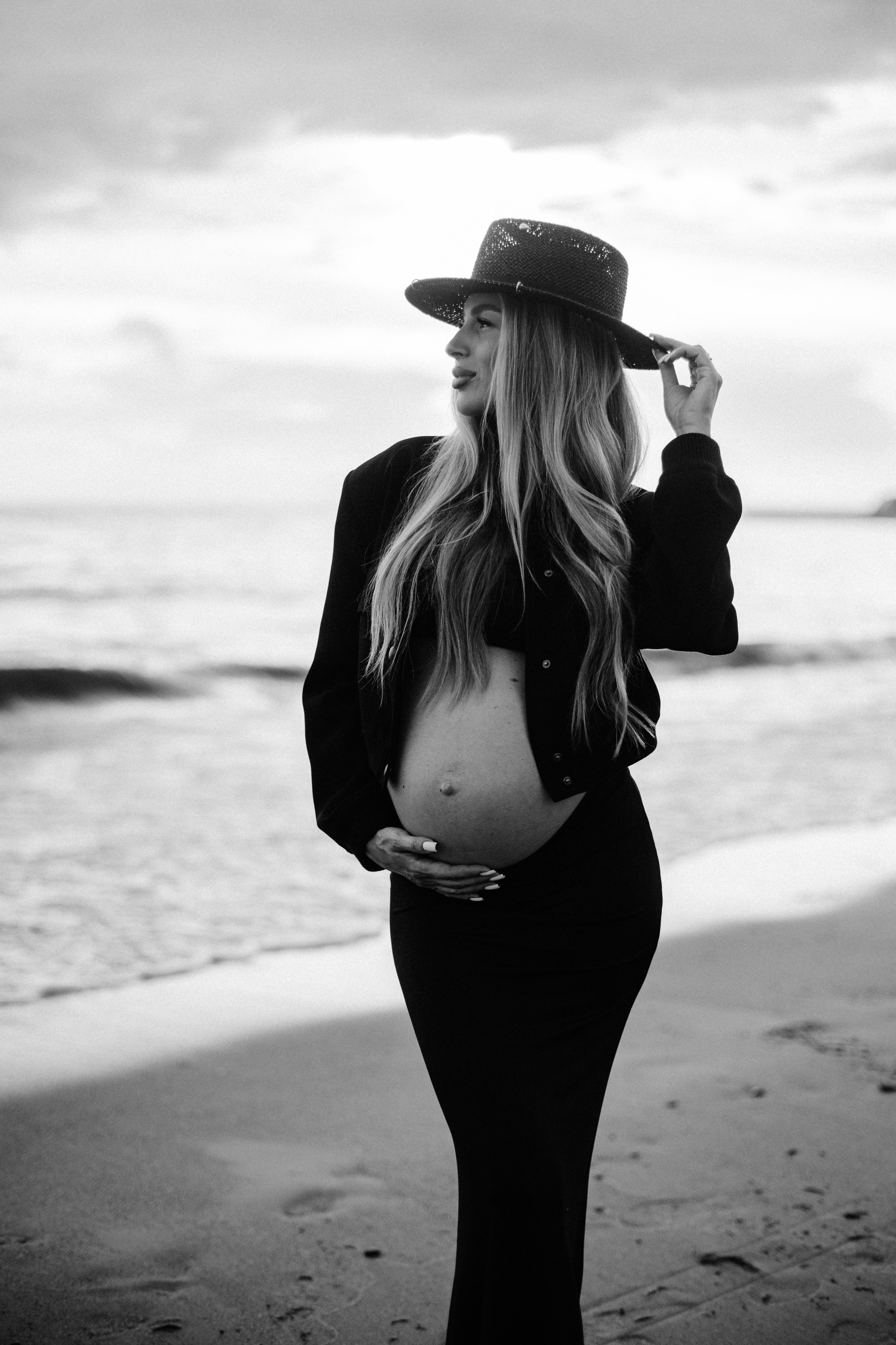 Sea. NatalieDmi — фотосессия беременности, семейный фотограф, портрет