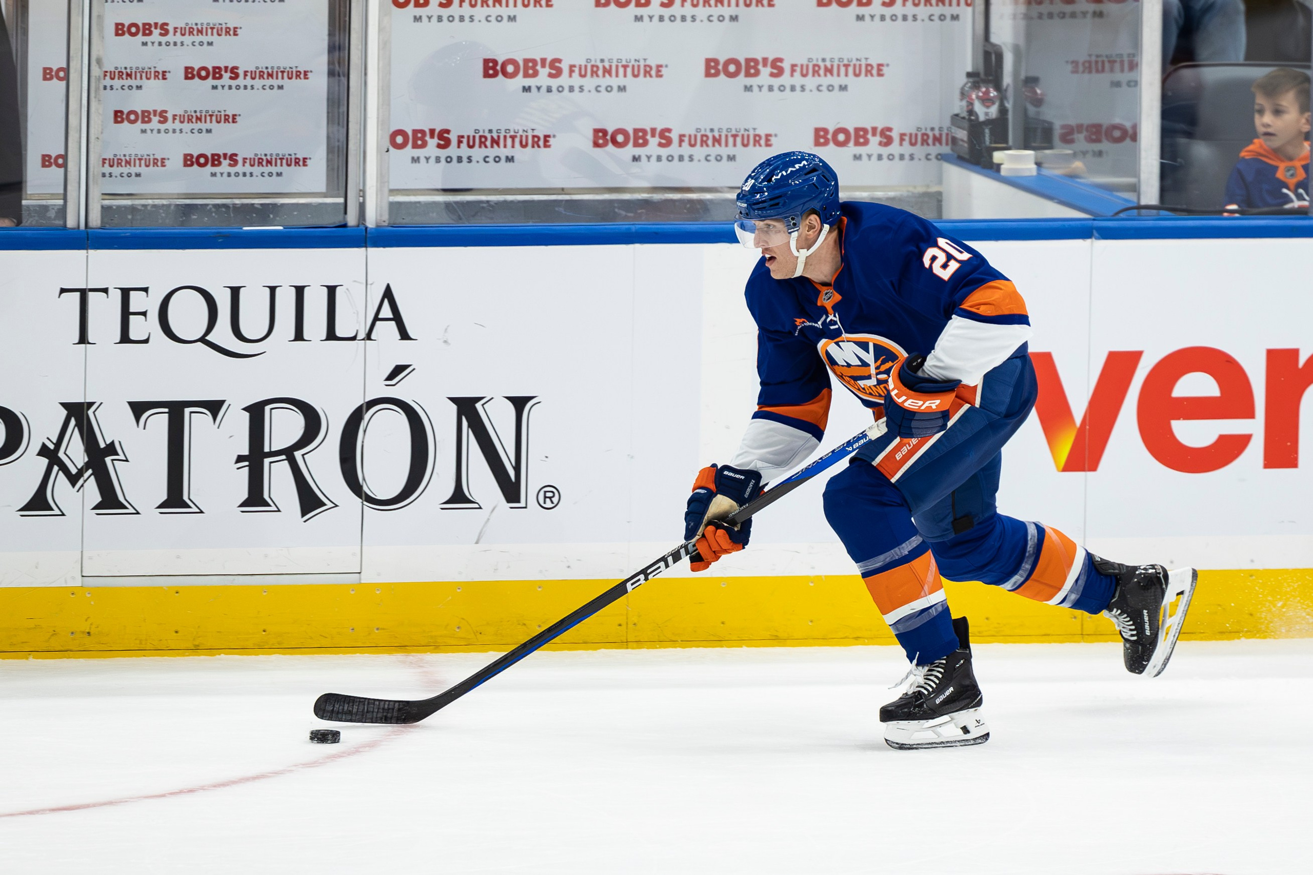 Матч НХЛ: НЙ Айлэндерс — Баффало Сайбэрс. Спортивный репортажный фотограф Казань Нафис Сиразетдинов