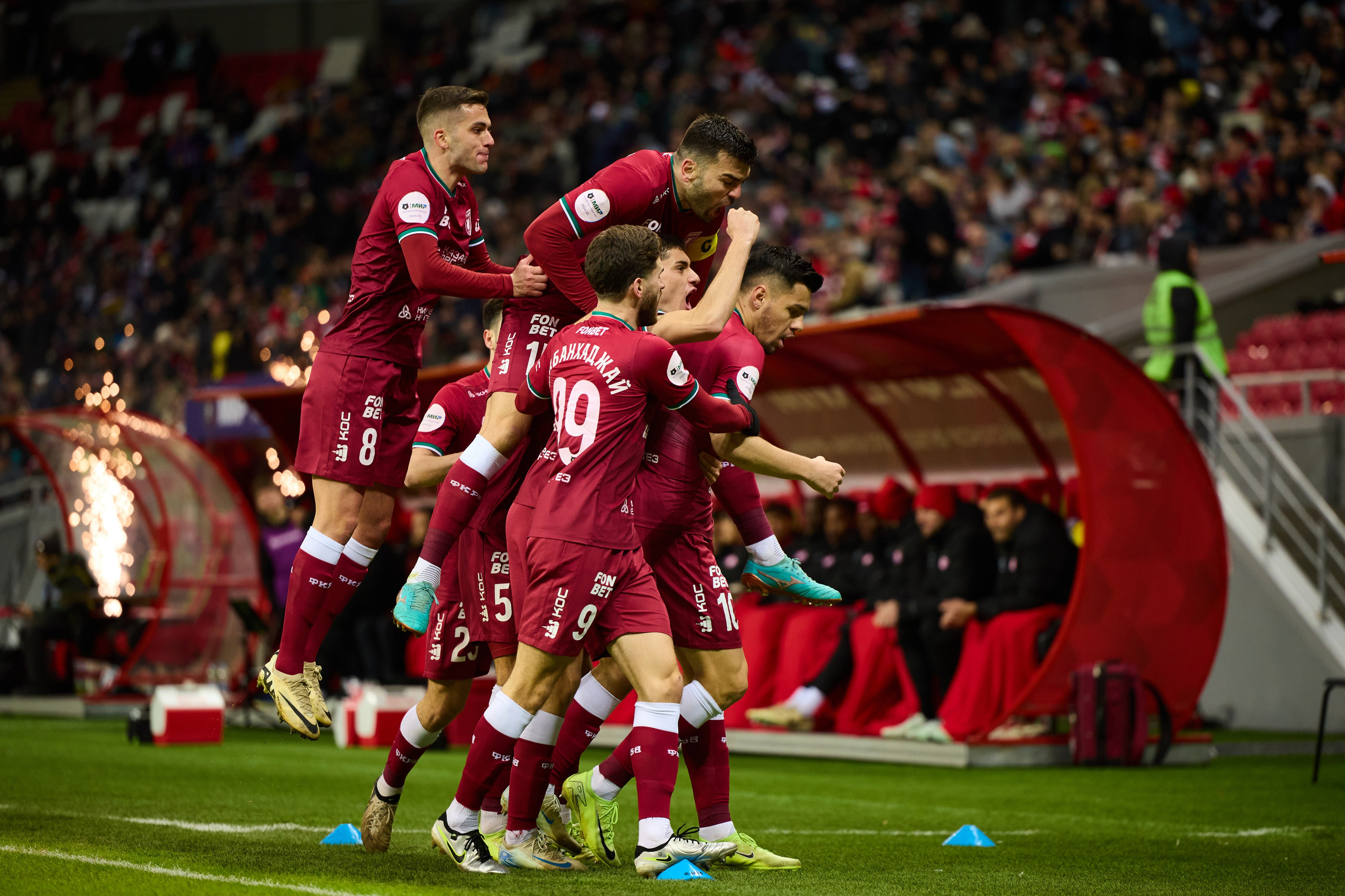 ФК Рубин — ФК Спартак. Спортивный репортажный фотограф Казань Нафис Сиразетдинов