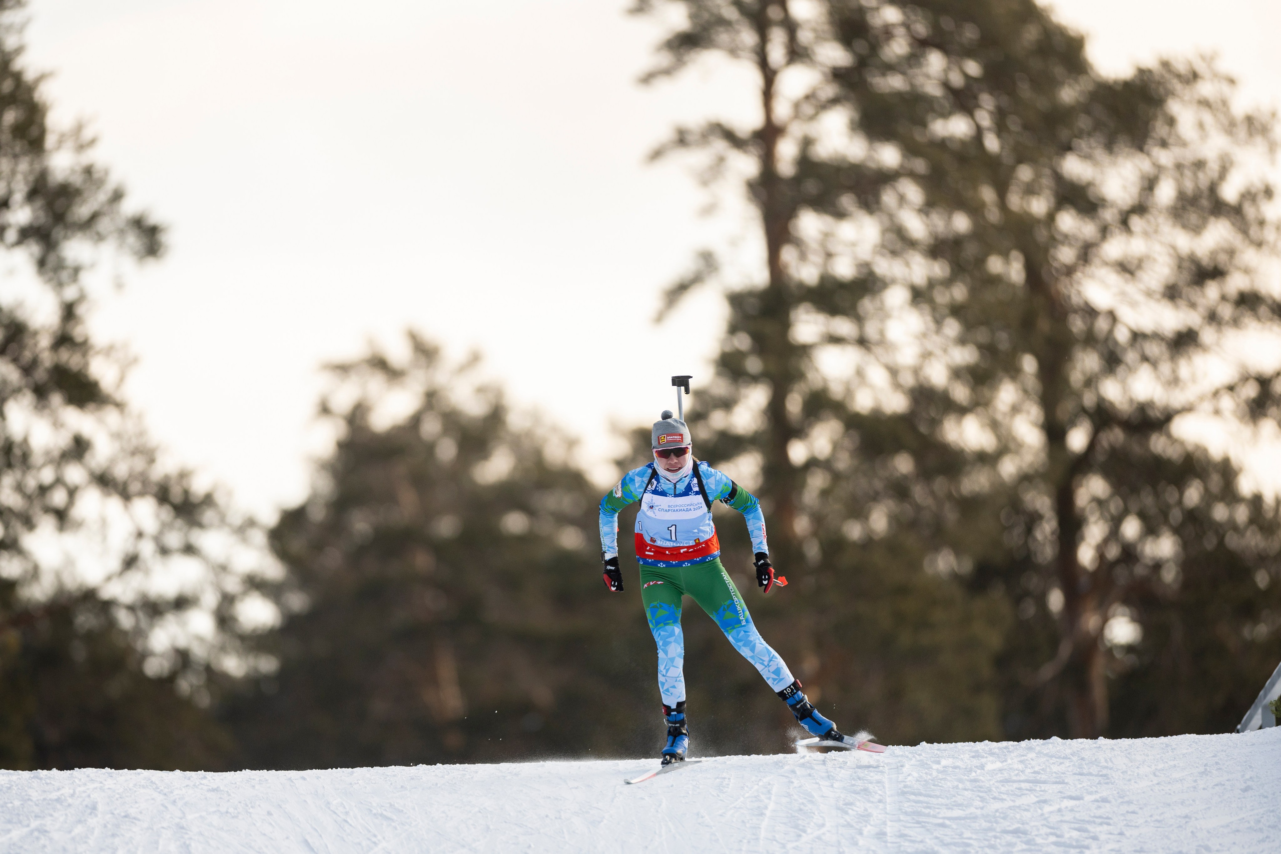 Всероссийская спартакиада по биатлону. Спринт. Женщины. Спортивный репортажный фотограф Казань Нафис Сиразетдинов