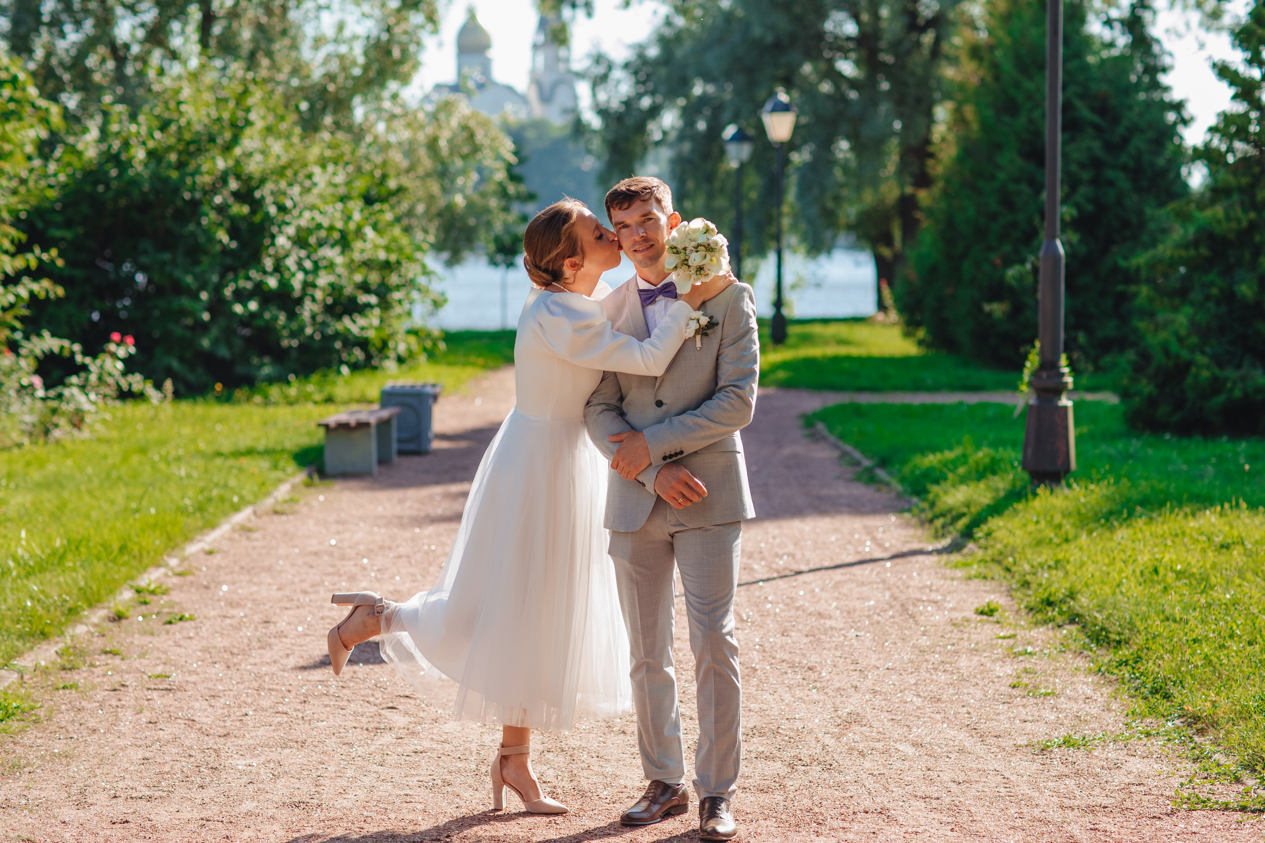 Александр и Вероника. Регистрация брака в Сестрорецке и прогулка. Свадебный и семейный фотограф в Санкт-Петербурге и Сестрорецке
