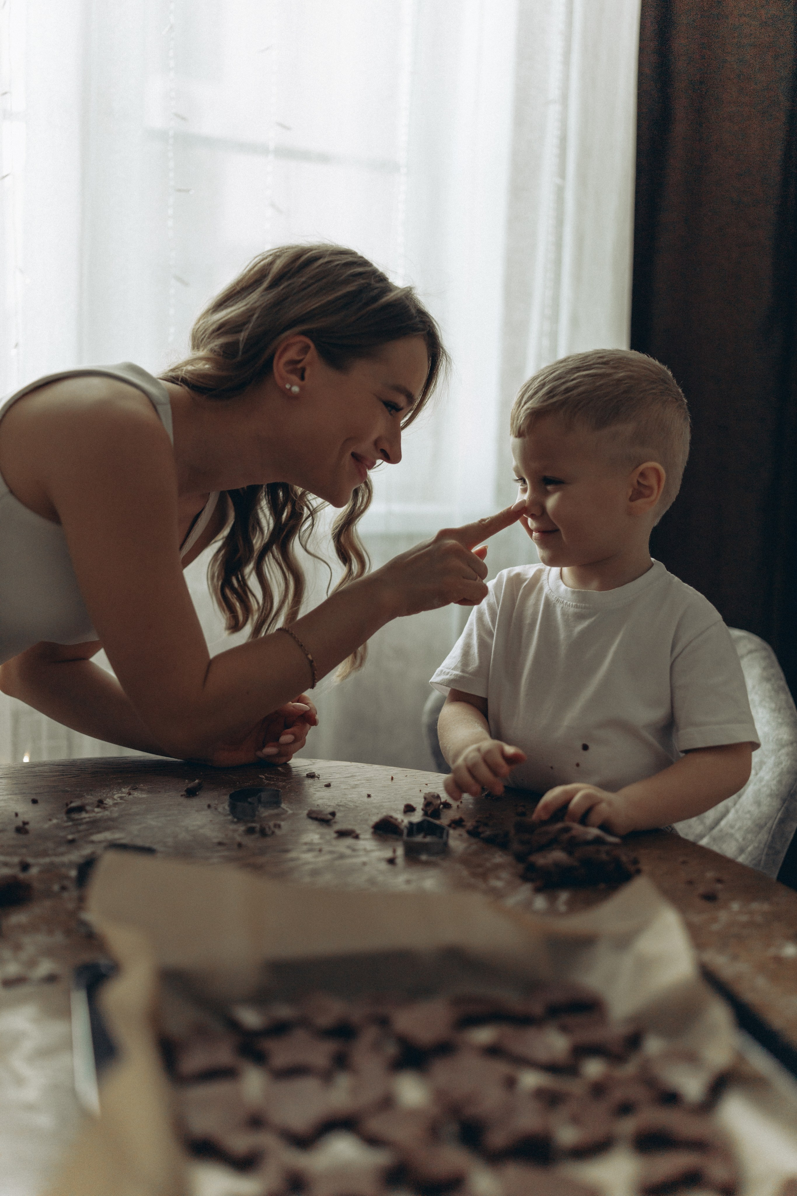 Мама и сын. Новогодние каникулы. Семейный и детский фотограф в Ростове-на-Дону Березкина Анна