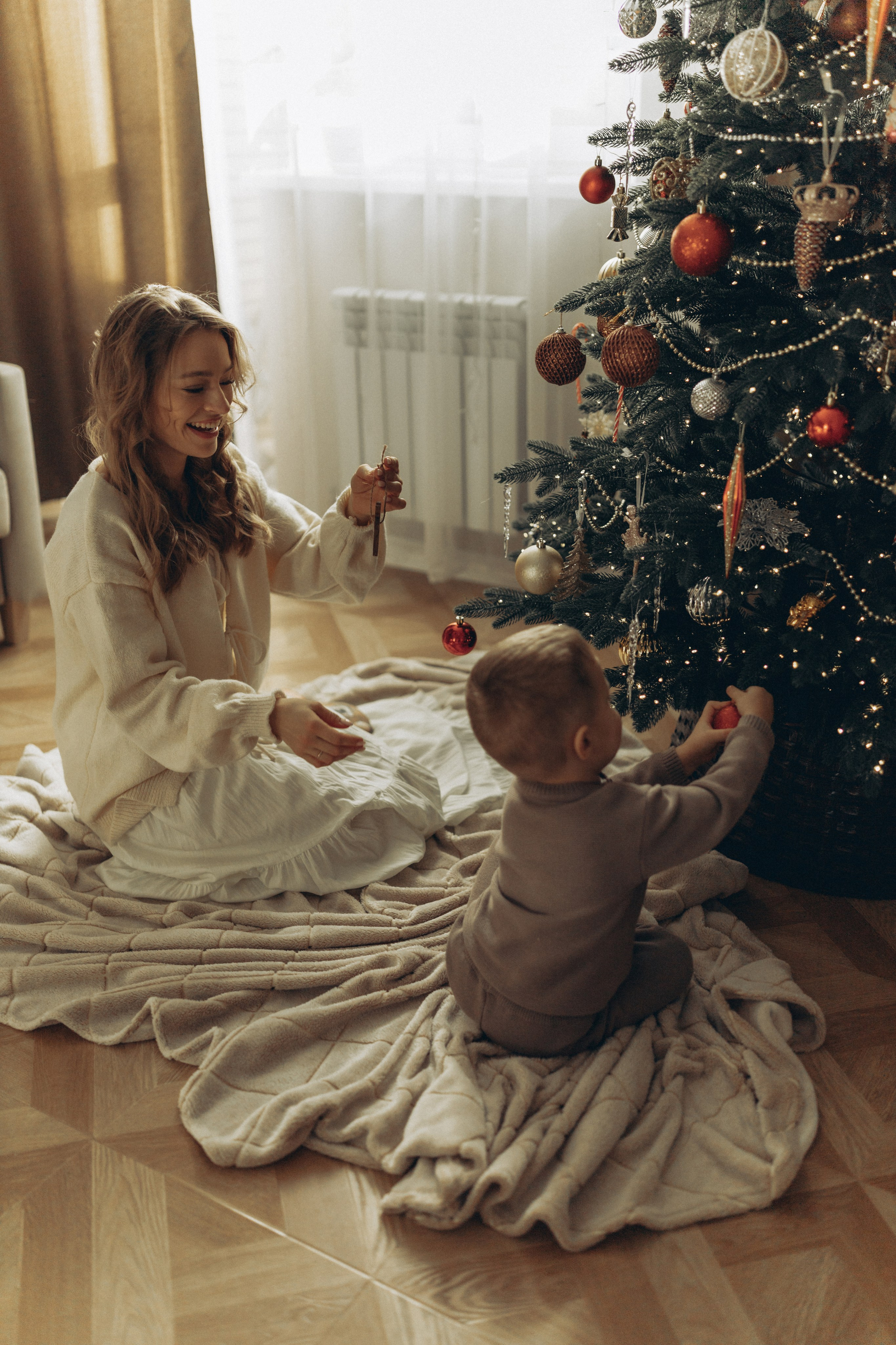 Мама и сын. Новогодние каникулы. Семейный и детский фотограф в Ростове-на-Дону Березкина Анна