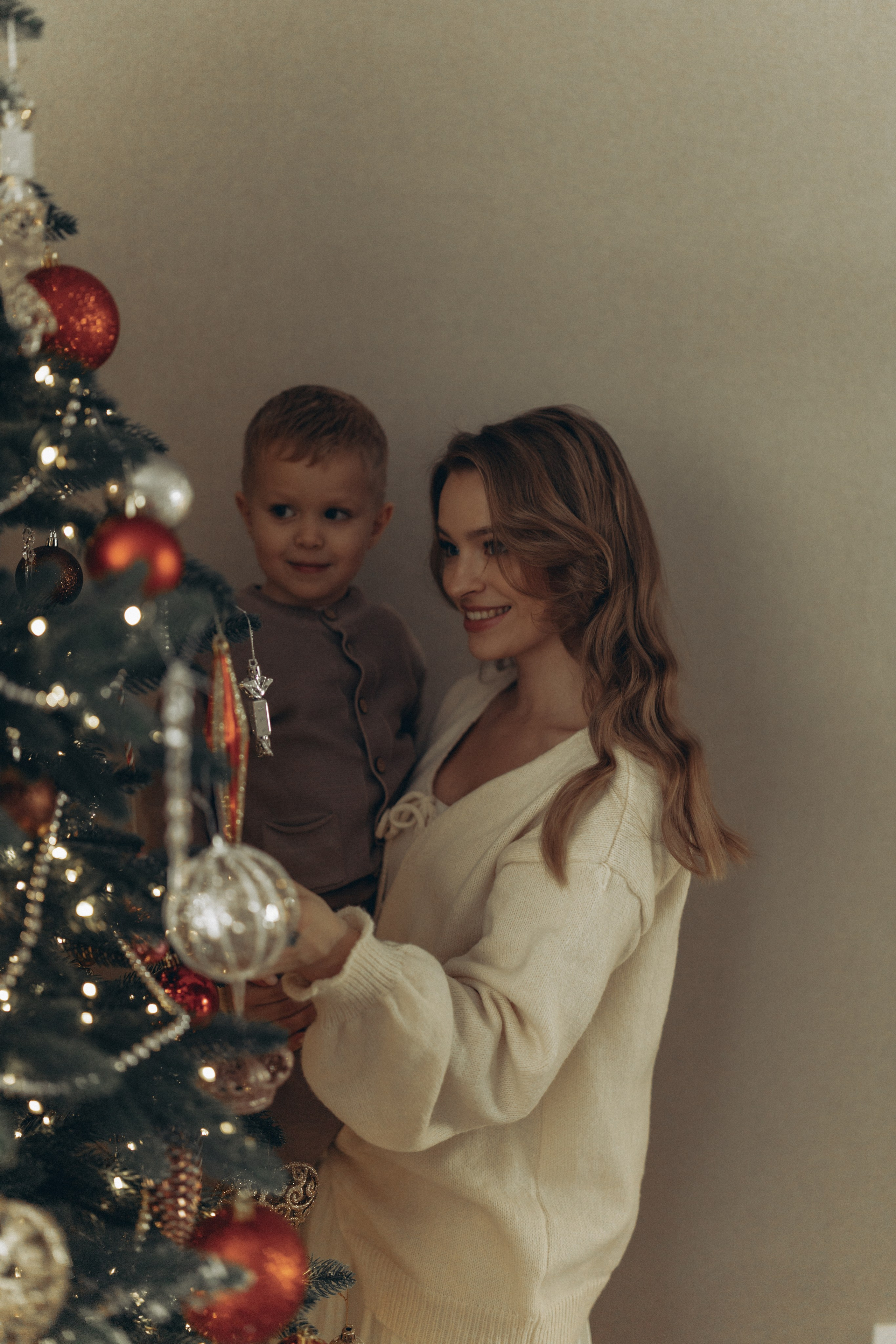 Мама и сын. Новогодние каникулы. Семейный и детский фотограф в Ростове-на-Дону Березкина Анна