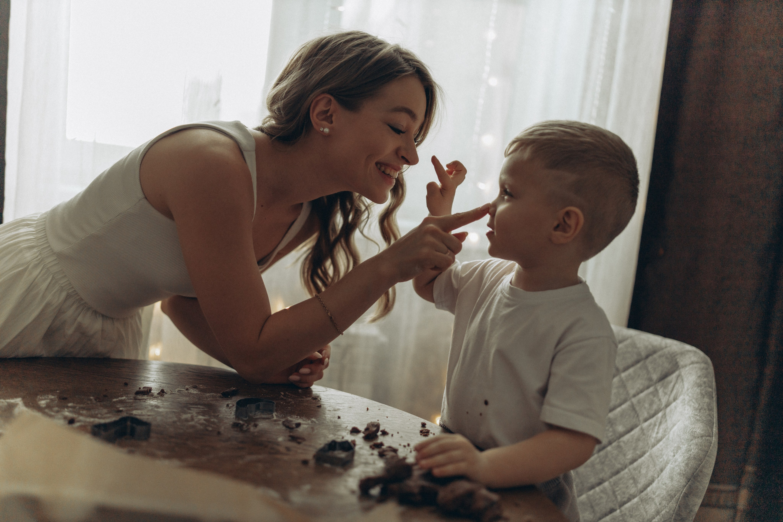 Мама и сын. Новогодние каникулы. Семейный и детский фотограф в Ростове-на-Дону Березкина Анна