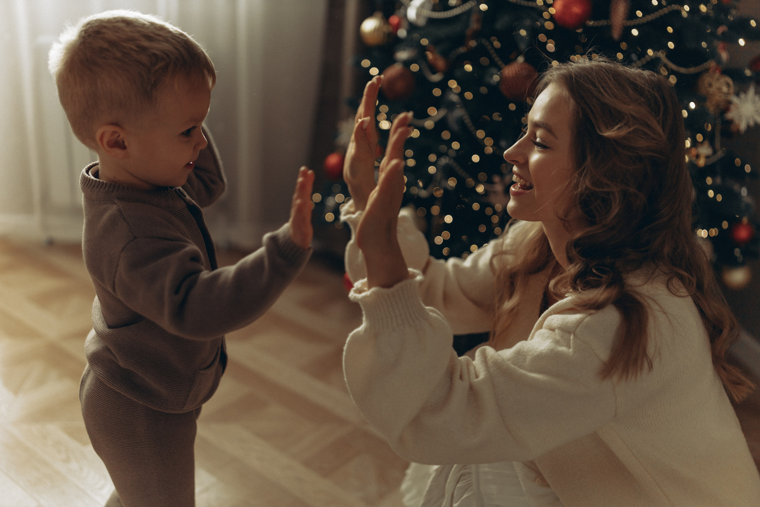 Мама и сын. Новогодние каникулы. Семейный и детский фотограф в Ростове-на-Дону Березкина Анна