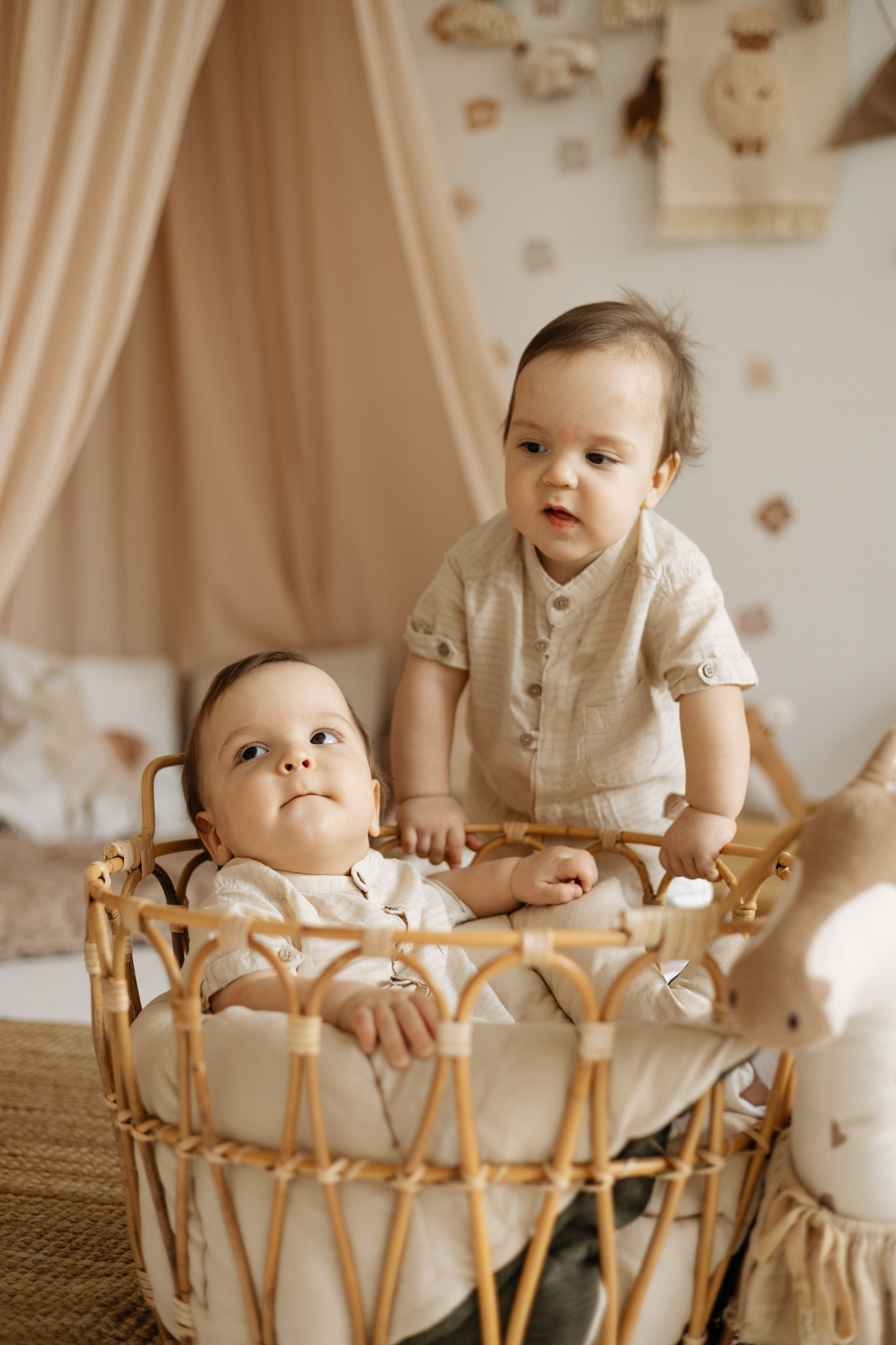 Близнецы годик. Самый теплый фотограф в Краснодаре Рябоконь Ксения