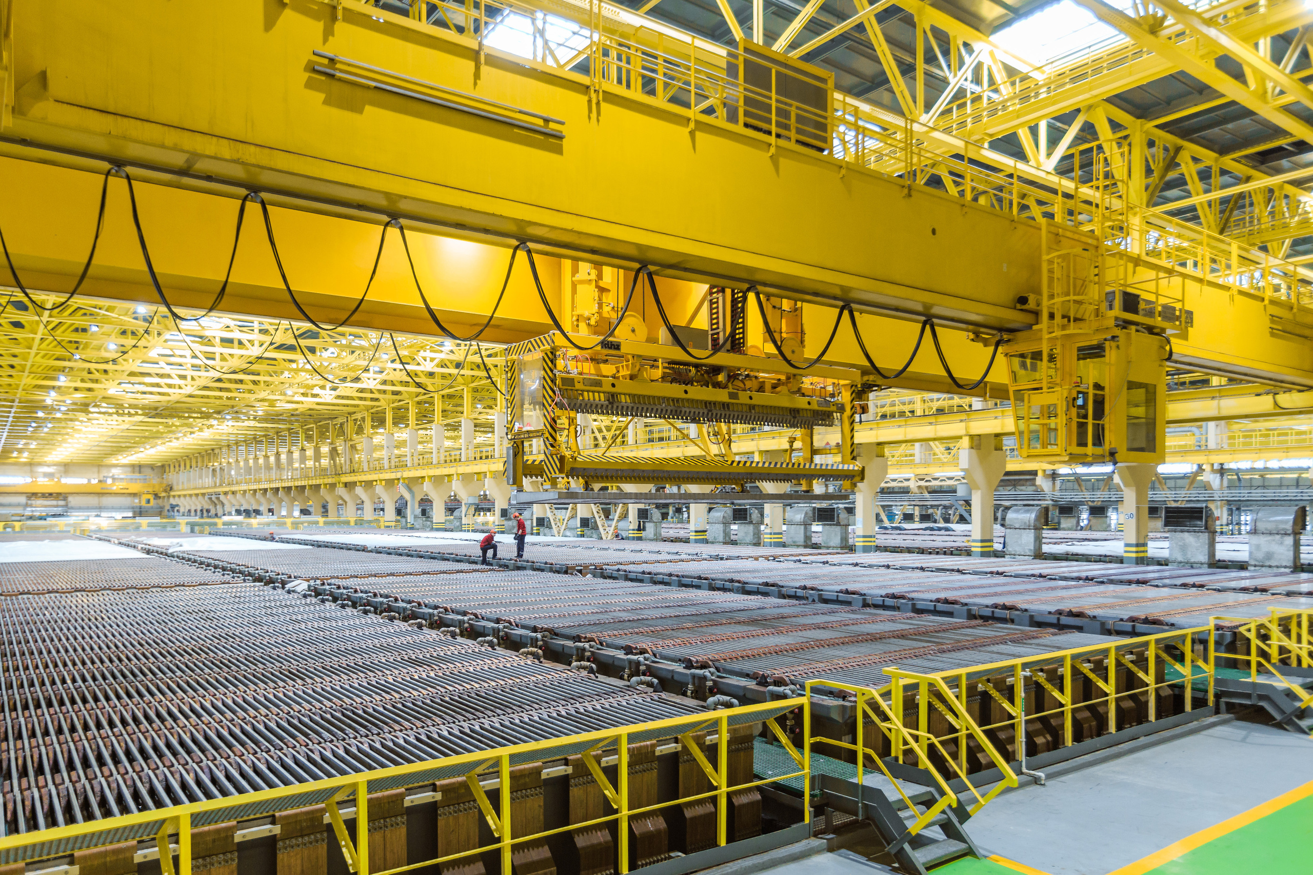 Цех электролиза меди