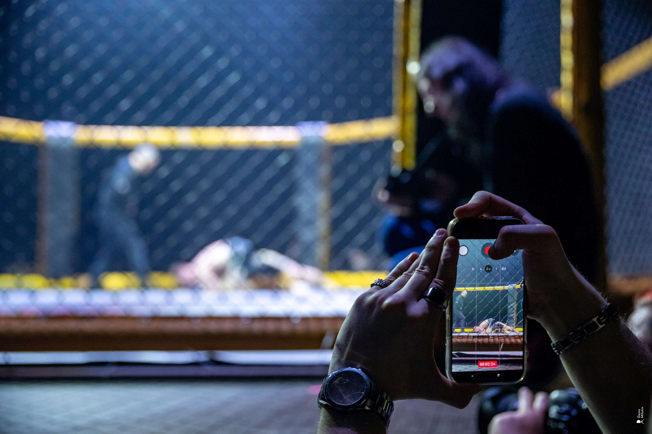 Бои в клетке «Северный Воин». Портретный фотограф Денис Милютин