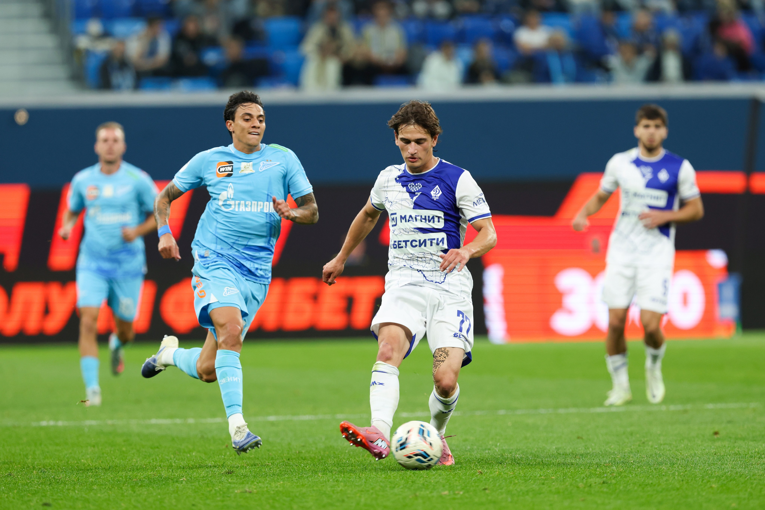 ФК «Зенит» — ФК «Динамо» Махачкала 23.08.2025. Спортивный и репортажный фотограф Антон Тереханов