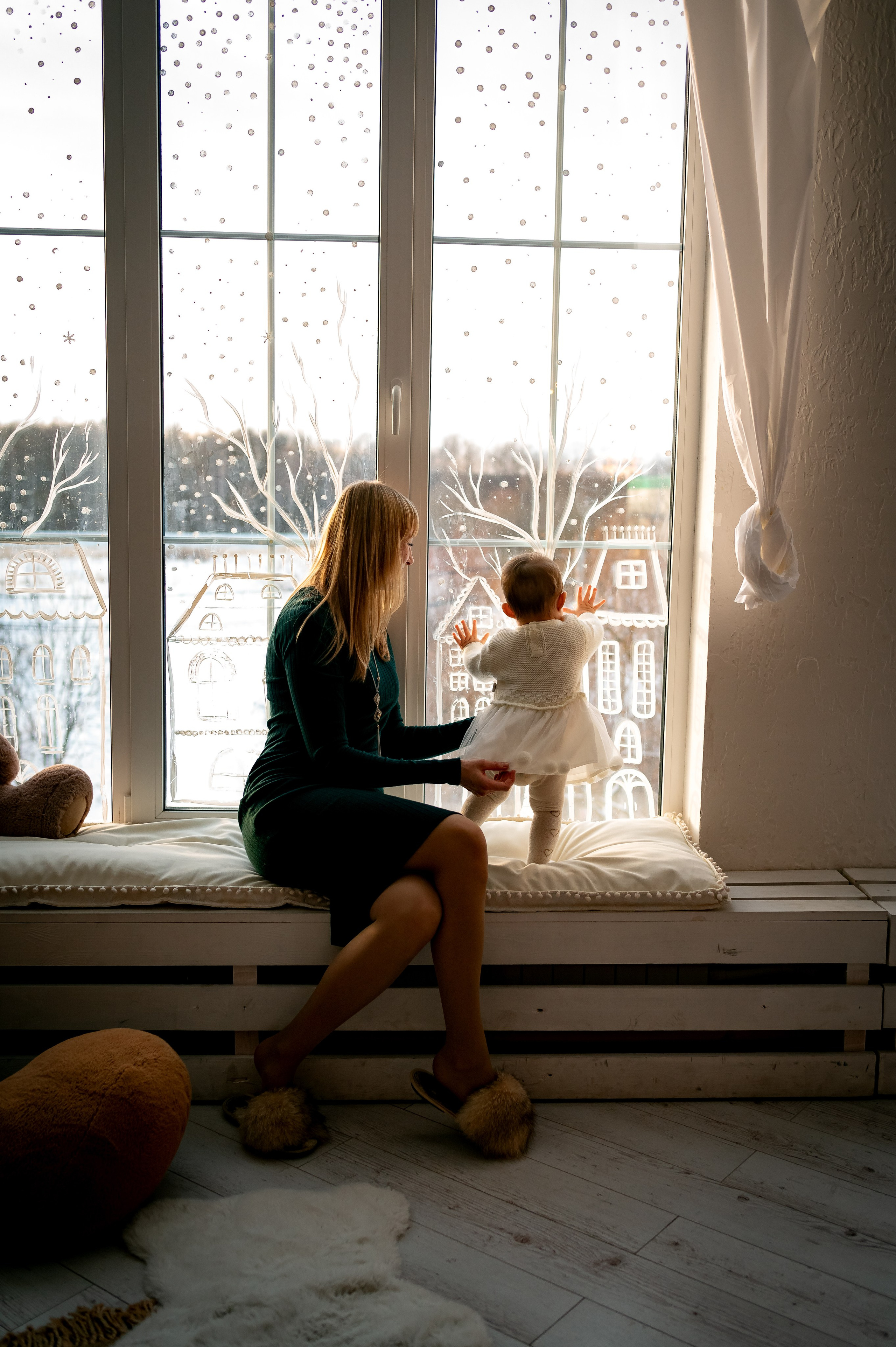 Новый год в студии. Фотограф новорождённых, семейный, школьный в городе Калуге Евгения