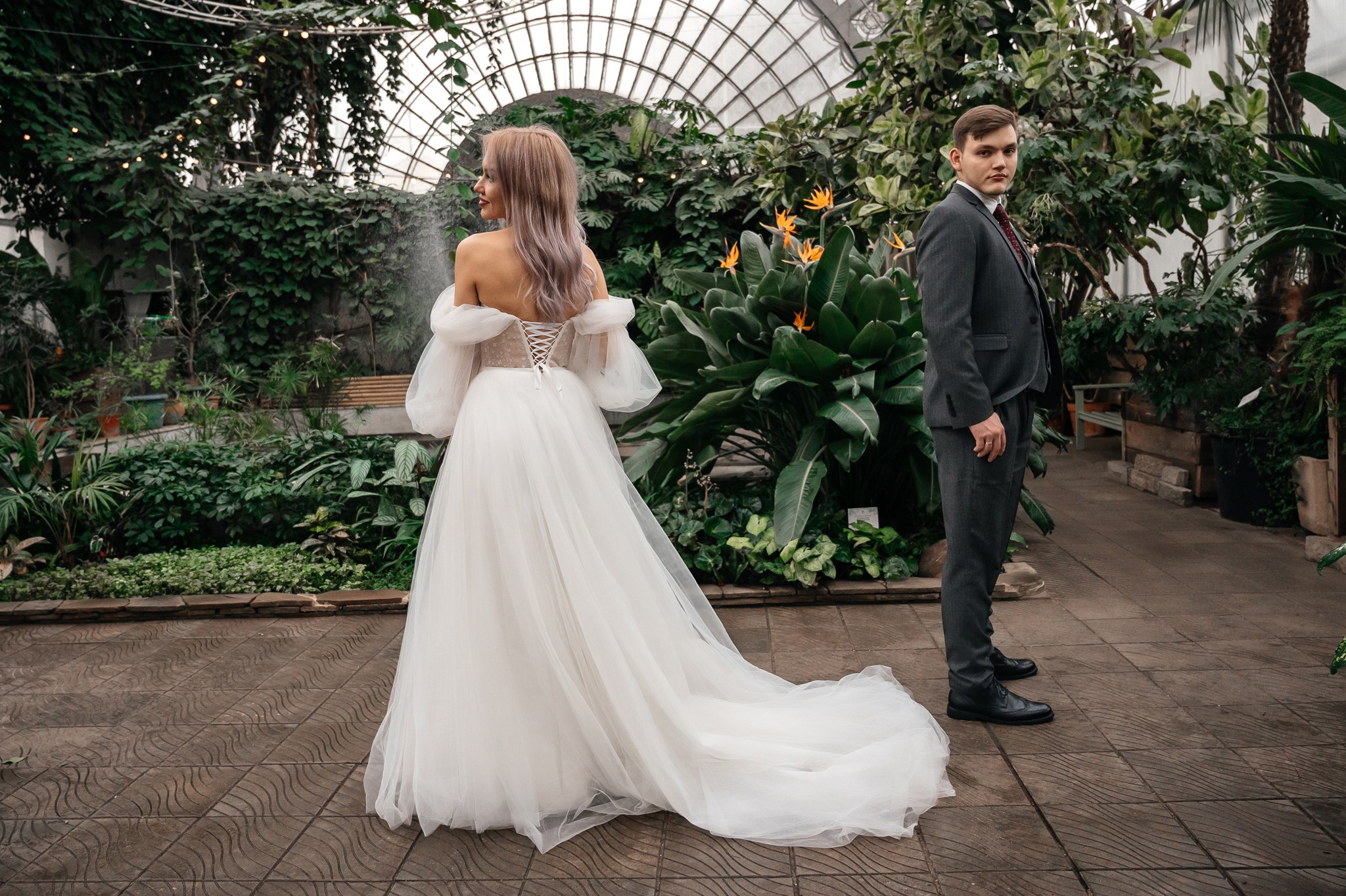 Оранжерея Таврического сада. Свадебный и семейный фотограф из Санкт-Петербурга Климов Анатолий