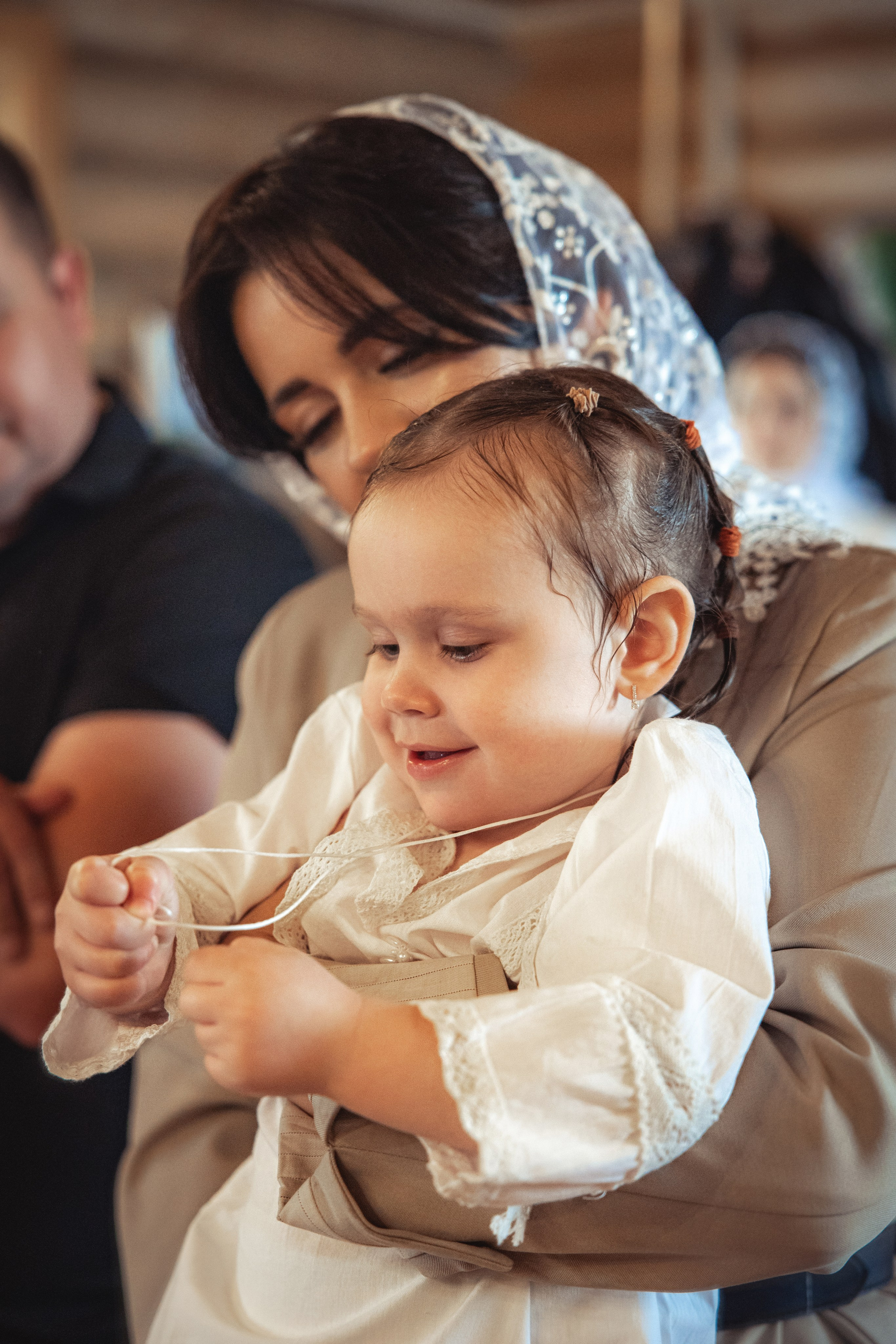 Таинство Крещения Мии. Храм Патриарха Тихона, х.Коржевский. Фотограф на Крещение и Венчание Краснодарский край — Гранкина Юлия