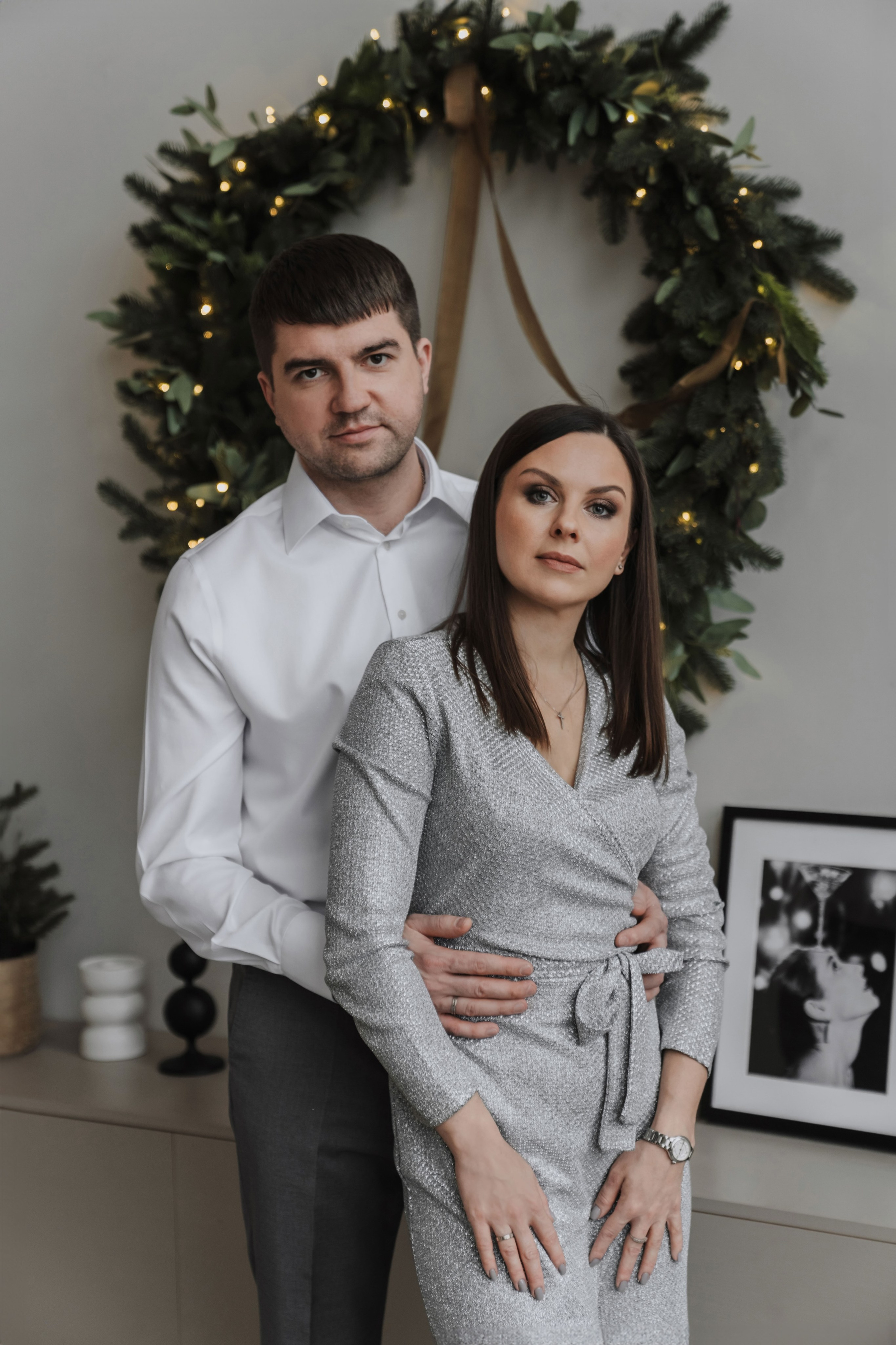 Michail, Ekaterina and Masha. Christmas. Minsk. Olga Modjaro