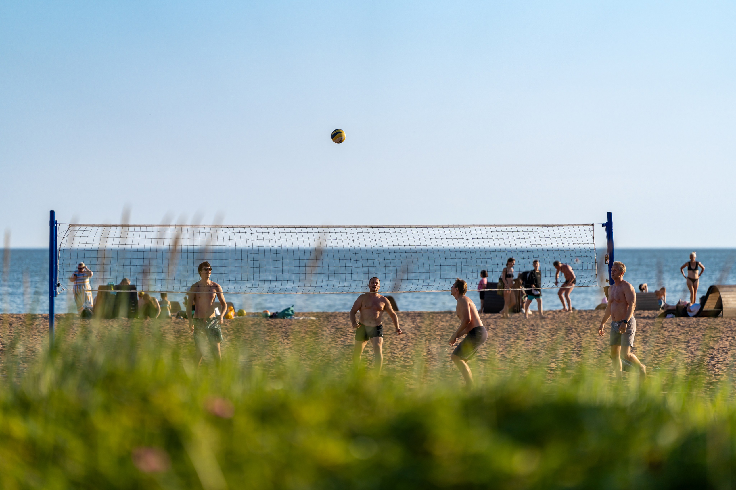 Пляжный волейбол в Зеленогорске