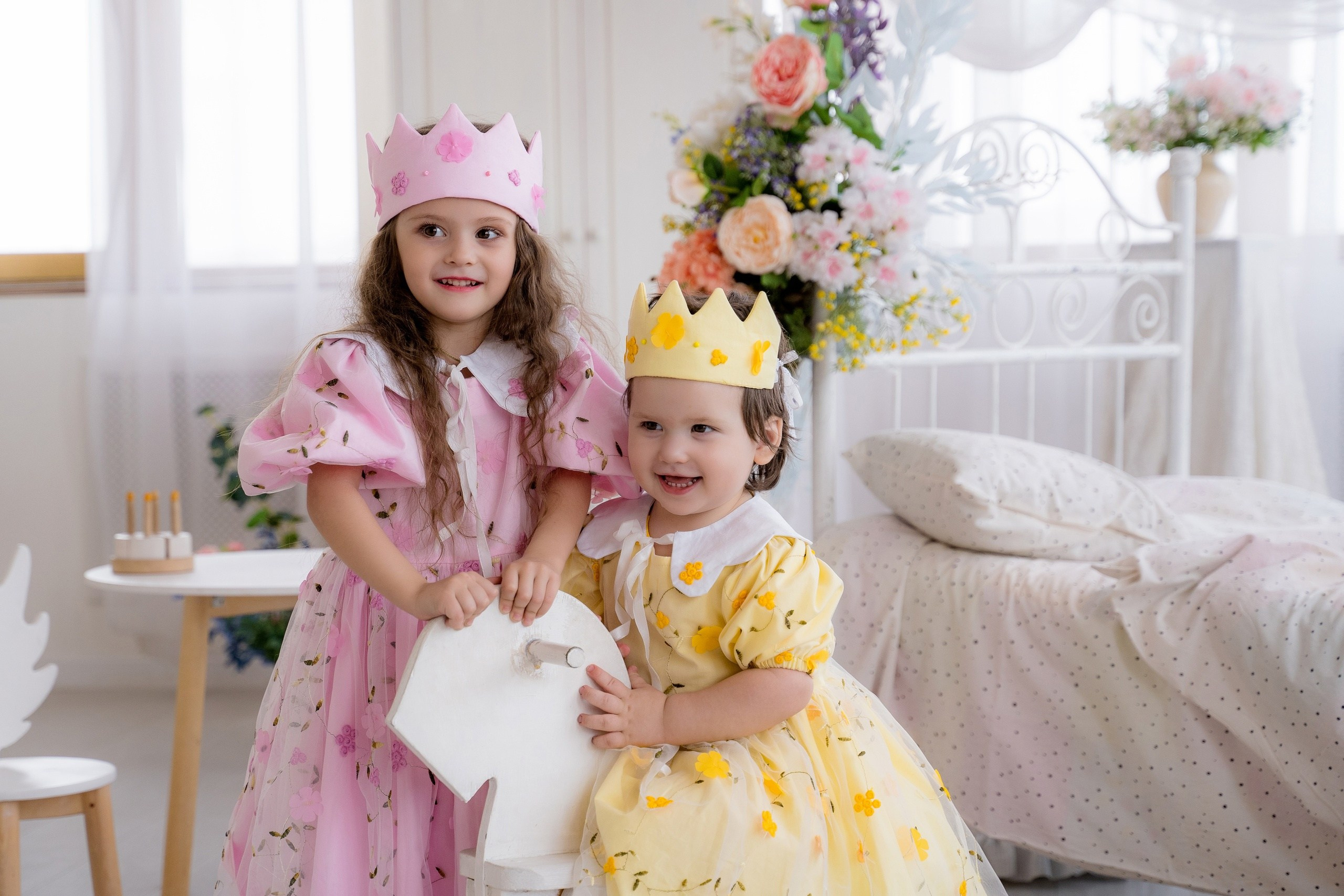 Маленькие принцессы. Фотостудия Малина в городе Улан-Удэ. Фотограф Ирина Жарникова