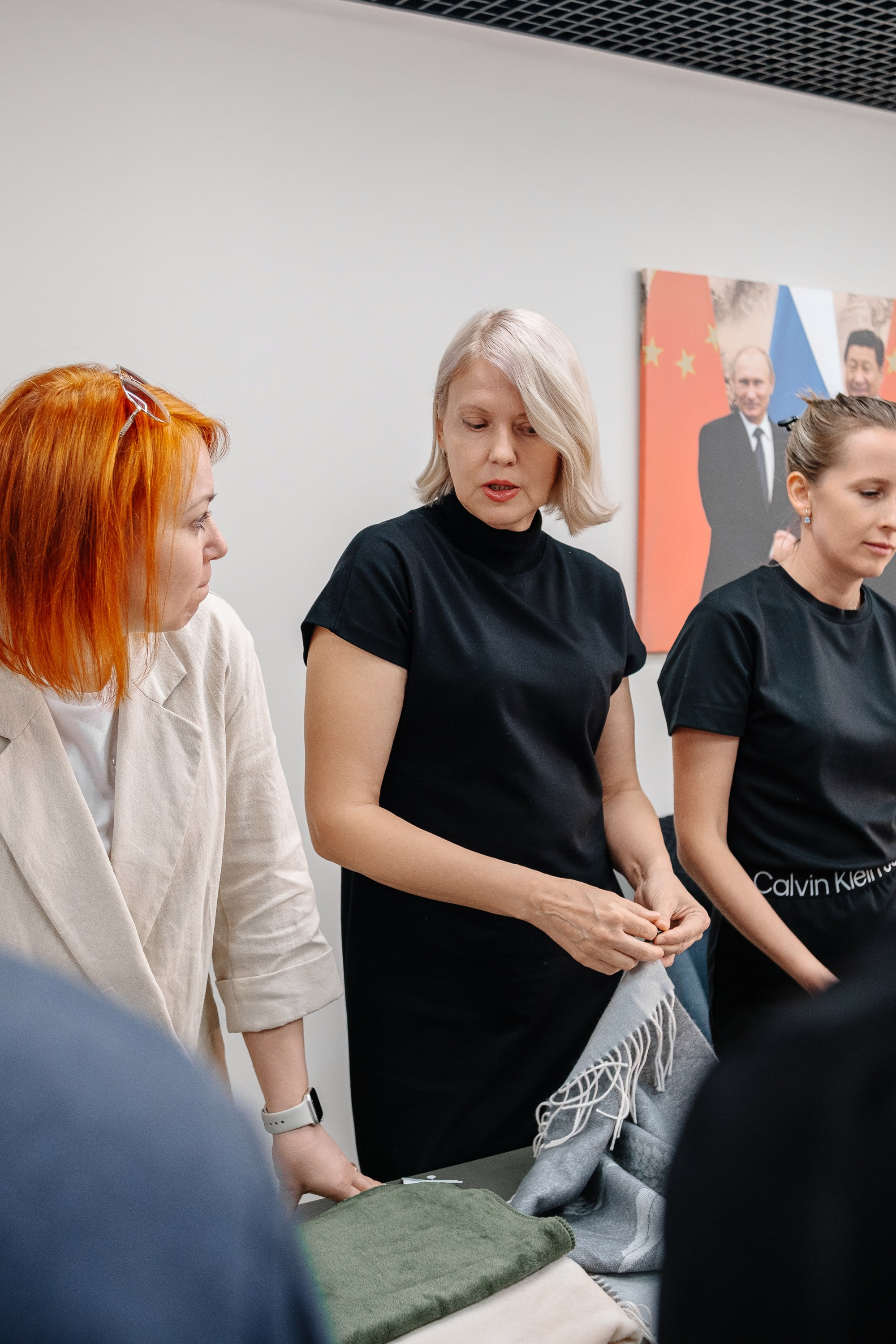 Делегация Китая в Ивановской текстильной компании