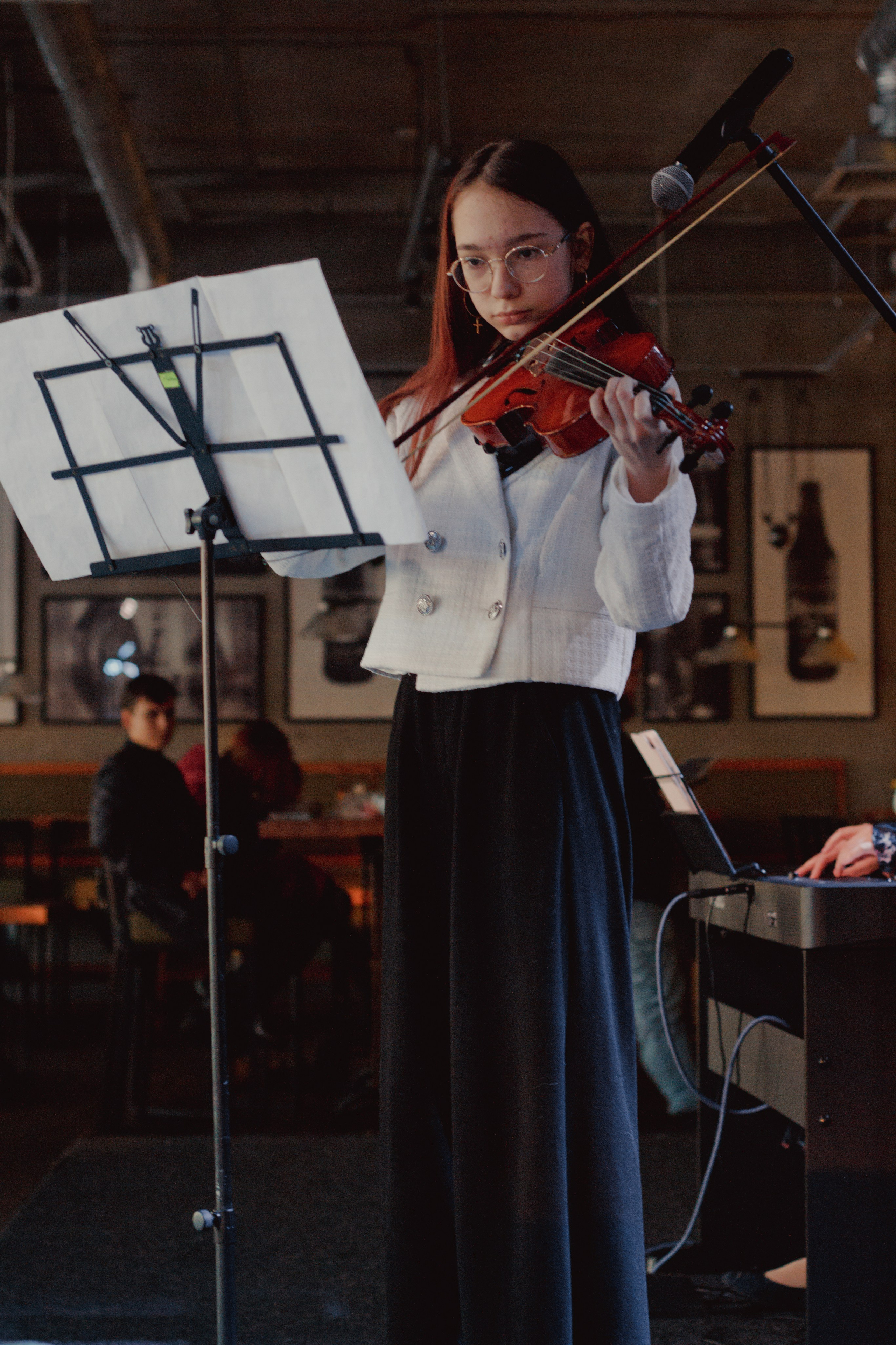 Отчетный концерт музыкальной школы. Фотограф Надршина Лилия