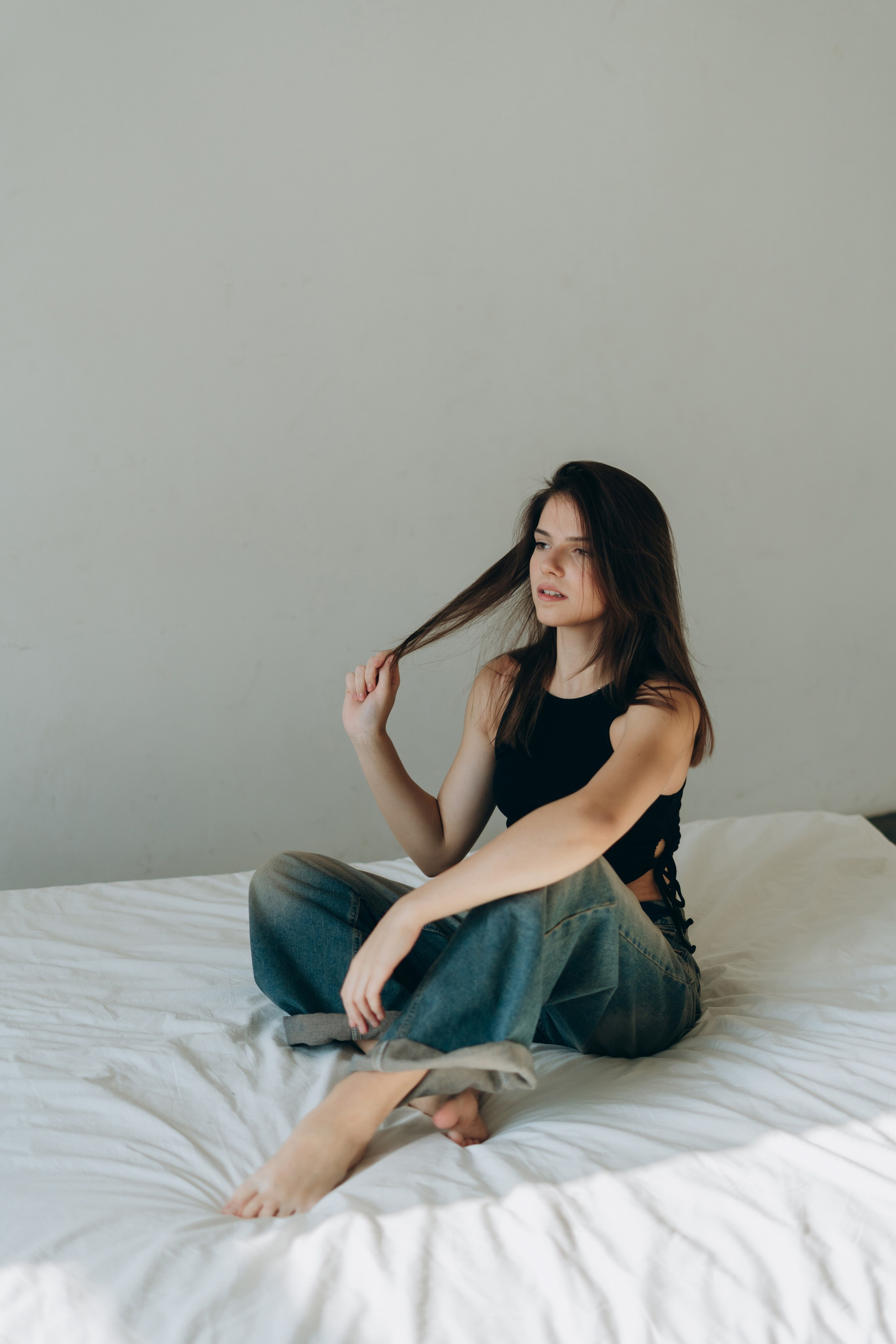 Настя. Модельные тесты. Фотограф Москва Виктория-Антуанетта