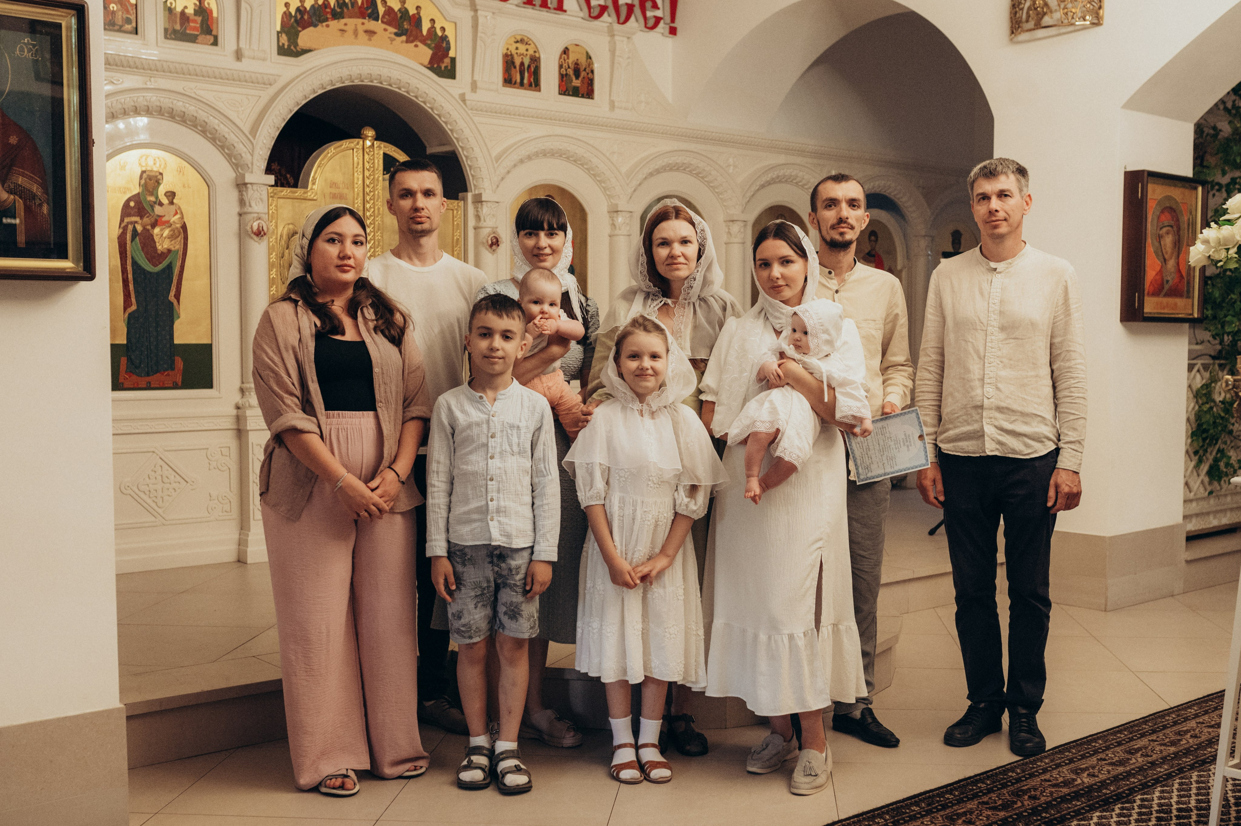 Крещение Машеньки. Семейный фотограф МОСКВА/Королёв