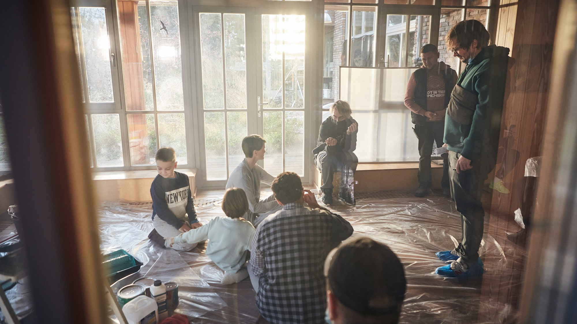 атмосфера съёмочного дня