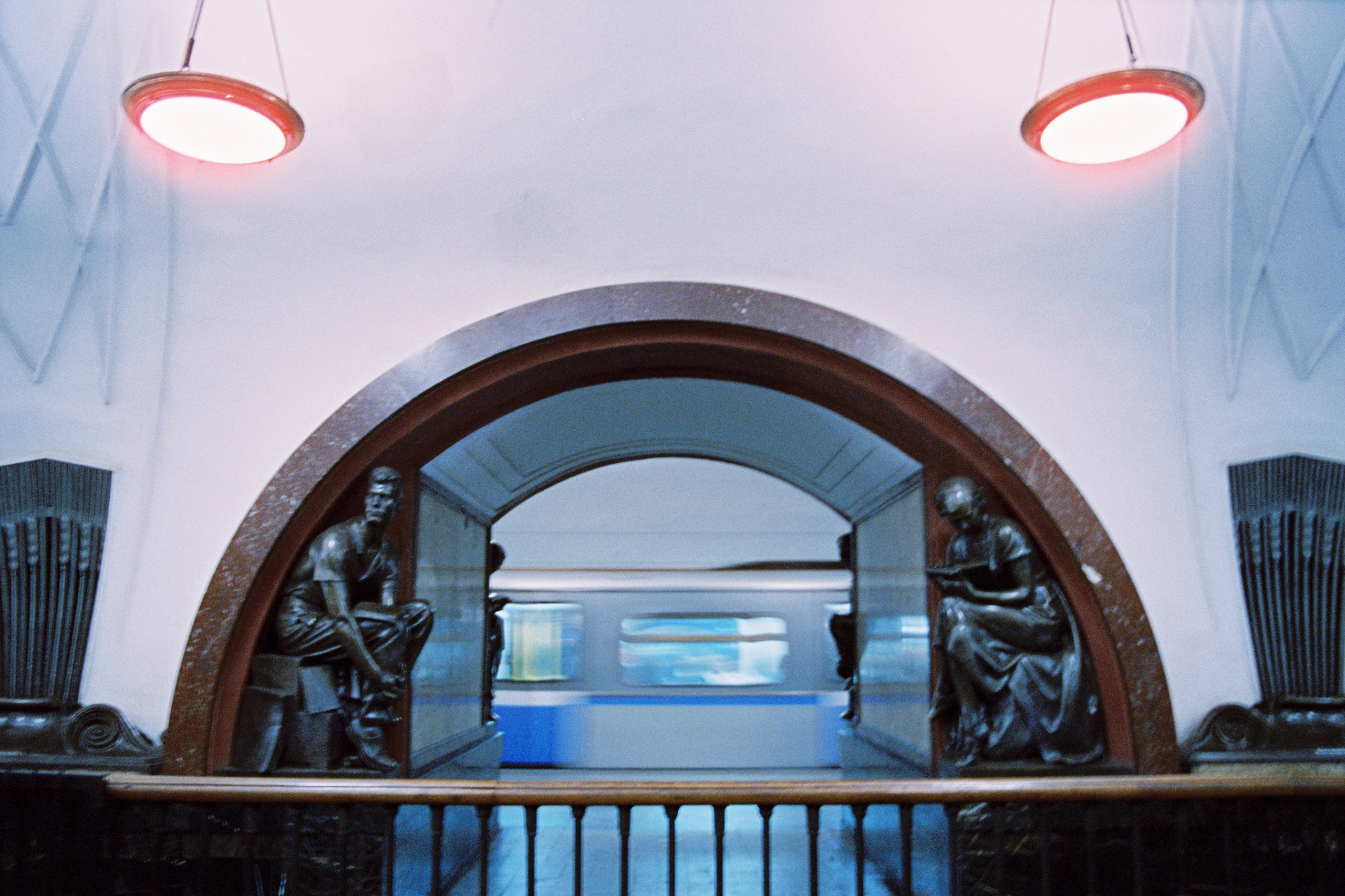 Moscow metro. Tatiana Darina — film photographer in St. Petersburg