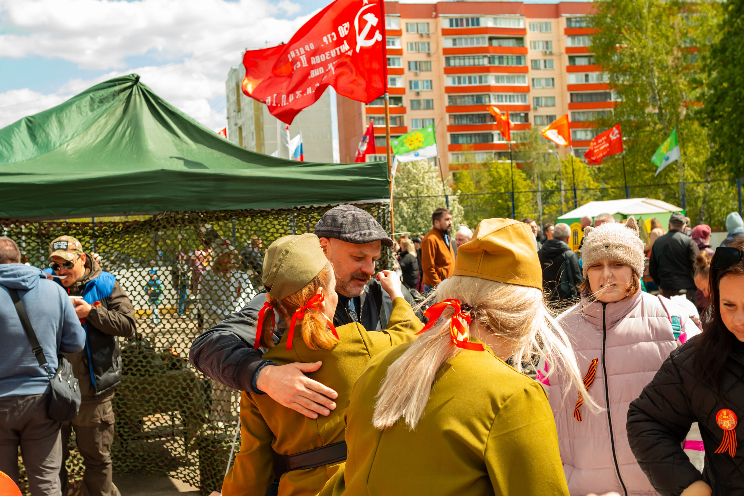 Репортаж с 9 мая 2025 года, День Победы! ВАО Москва. Фотограф Илья Варакин