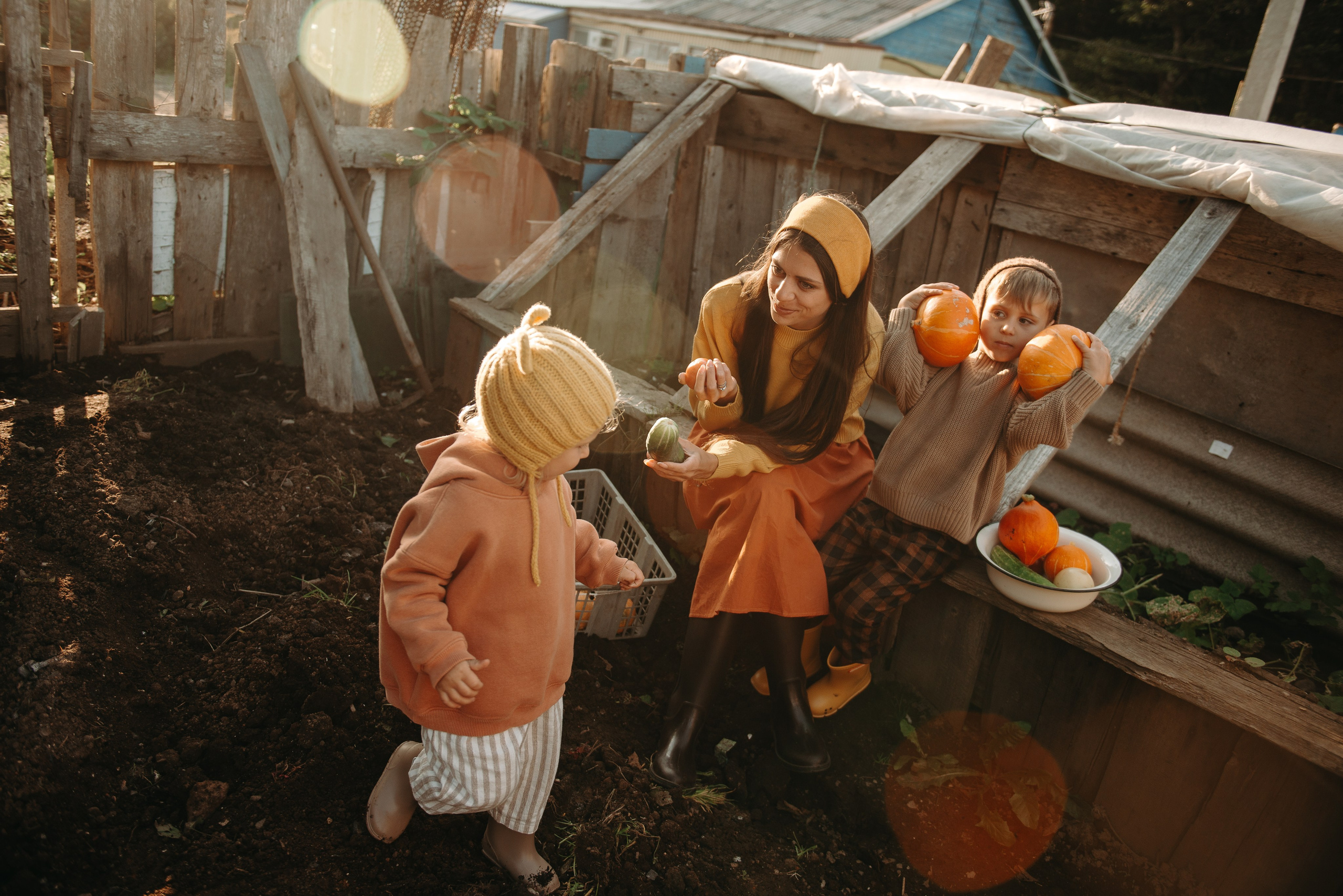Вика, Рома и Алина. Ирина Метелица фотограф на Шикотане