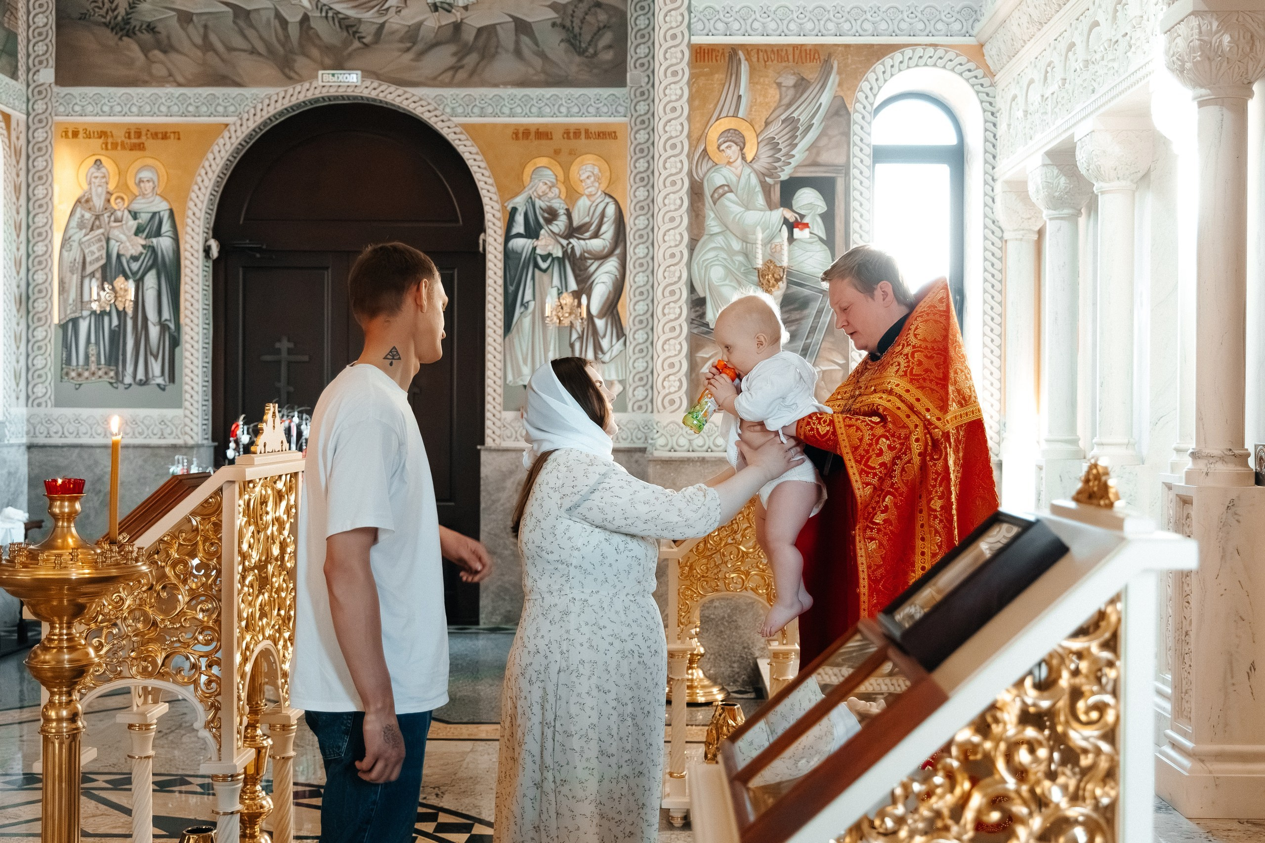 Крещение | Храм в Родных Просторах. Фотограф Марина Верятинская | Краснодар