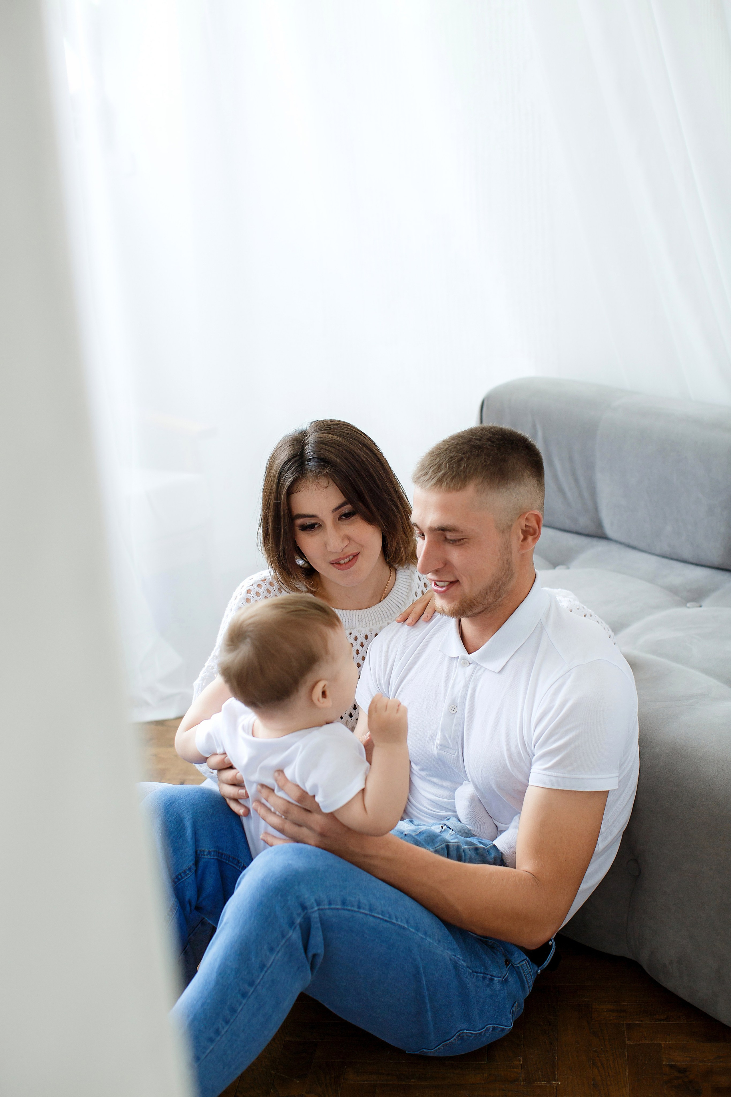 Мирон с родителями. Семейный и детский фотограф в Стерлитамаке Разина Рахмангулова