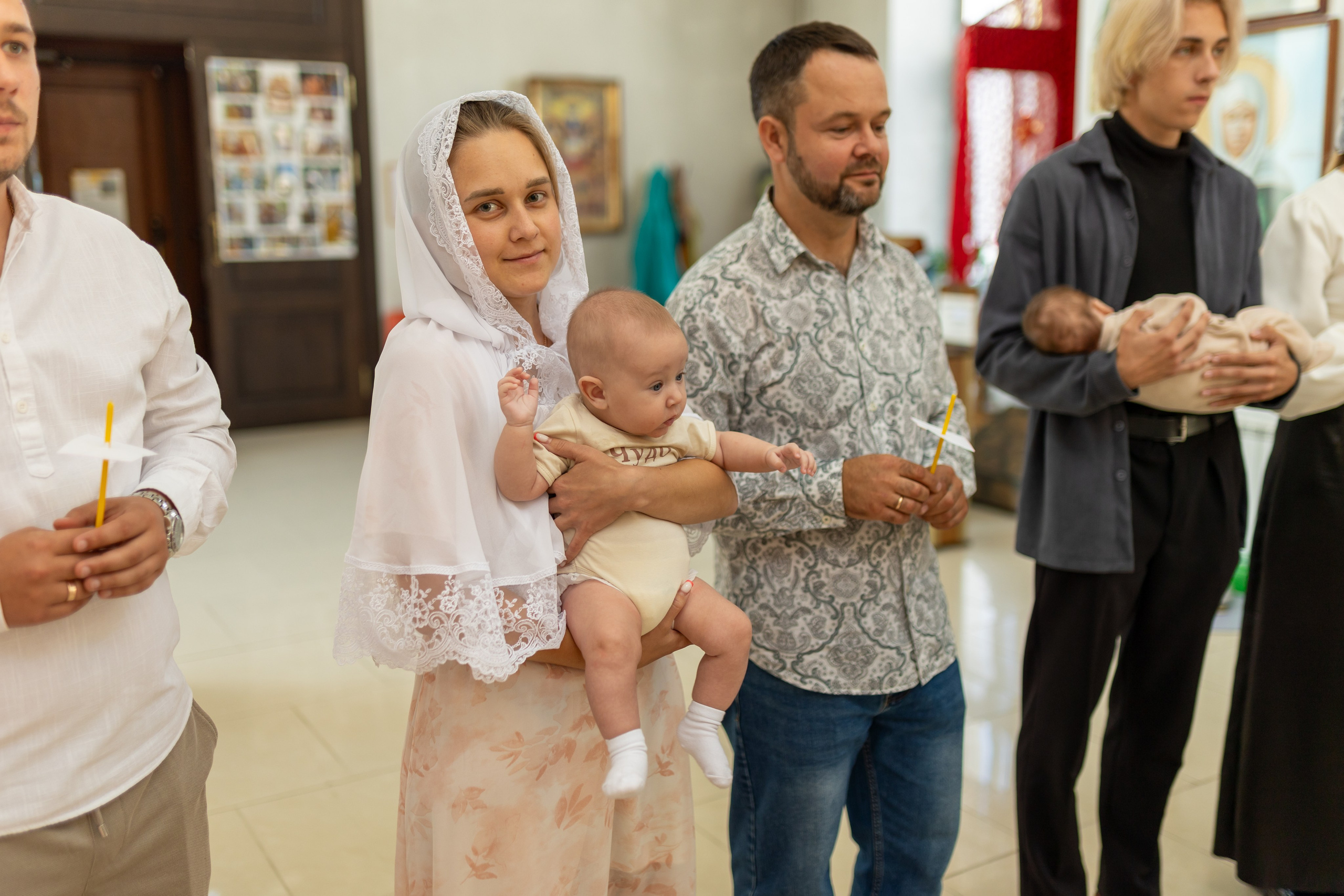 Крещение Артёма (все фото с таинсвта крещения). Фотограф новорожденных. Детский и семейный фотограф Марьяна Юдина