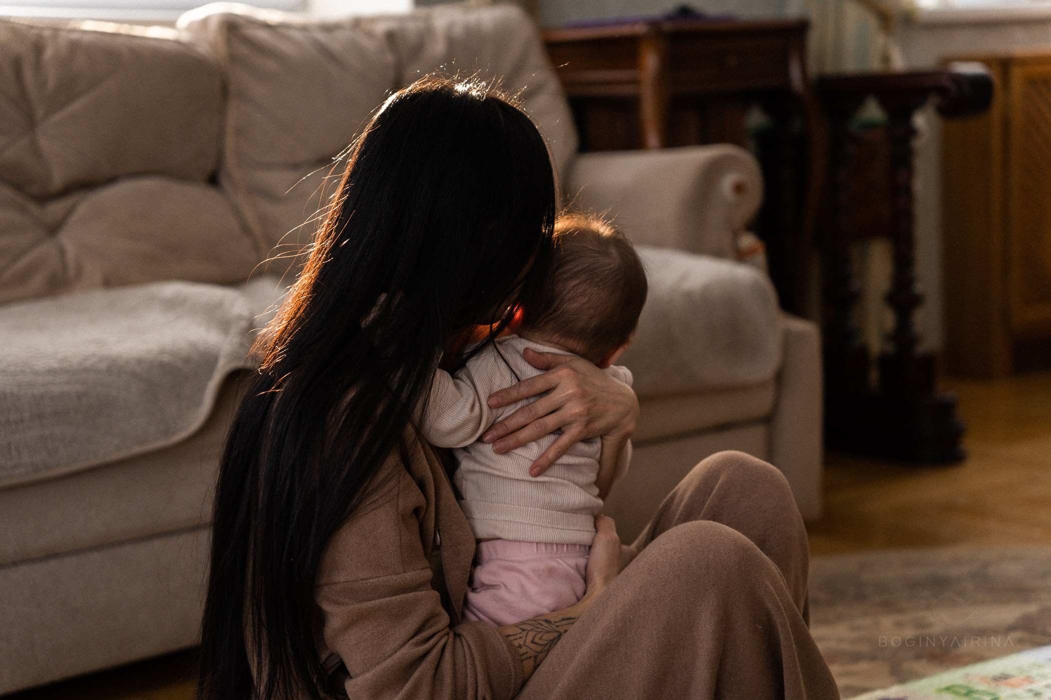 мама и малыш фотосессия 