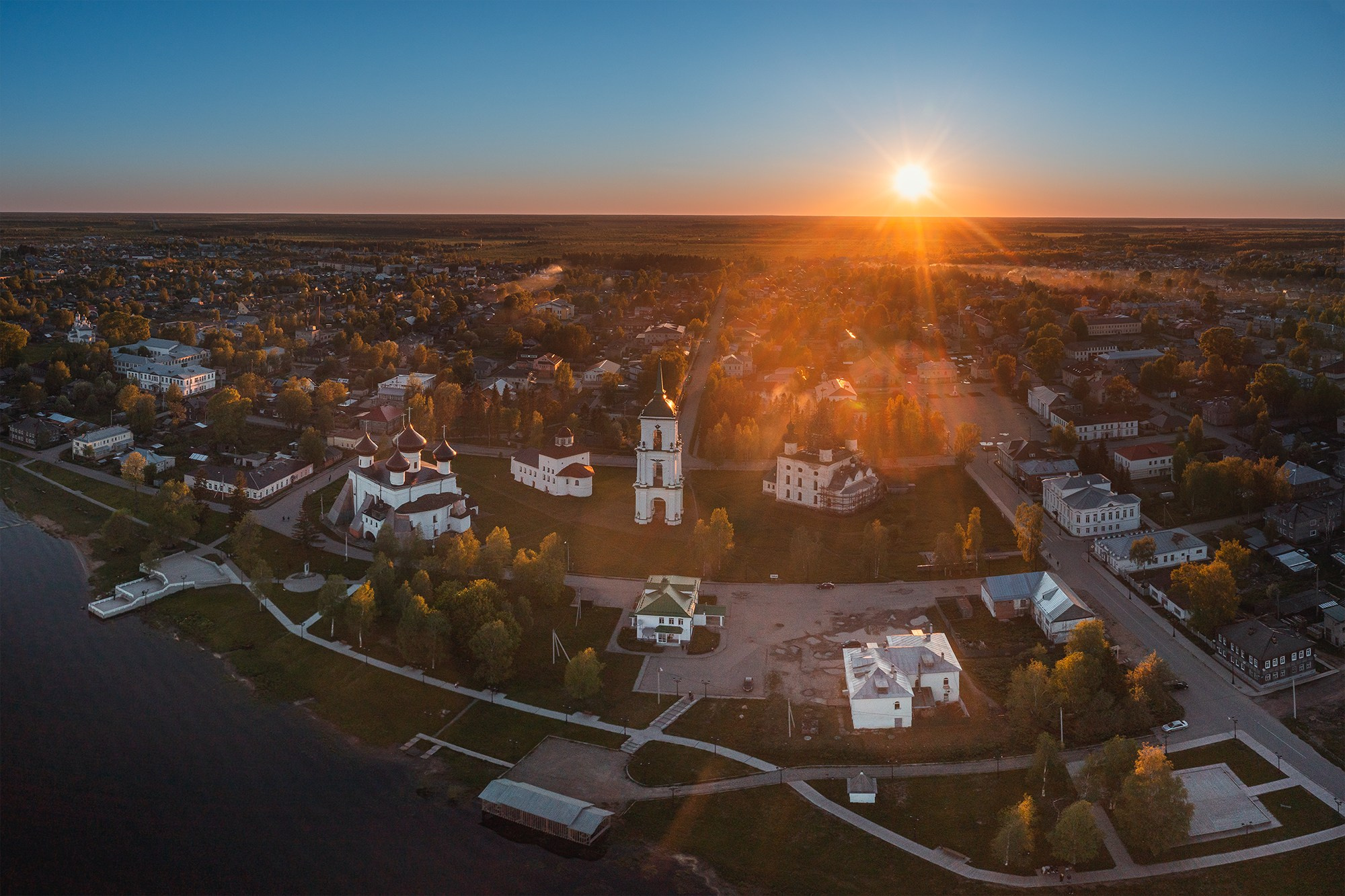 Пейзаж. Аэросъемка в Архангельске, Александр Ермолин
