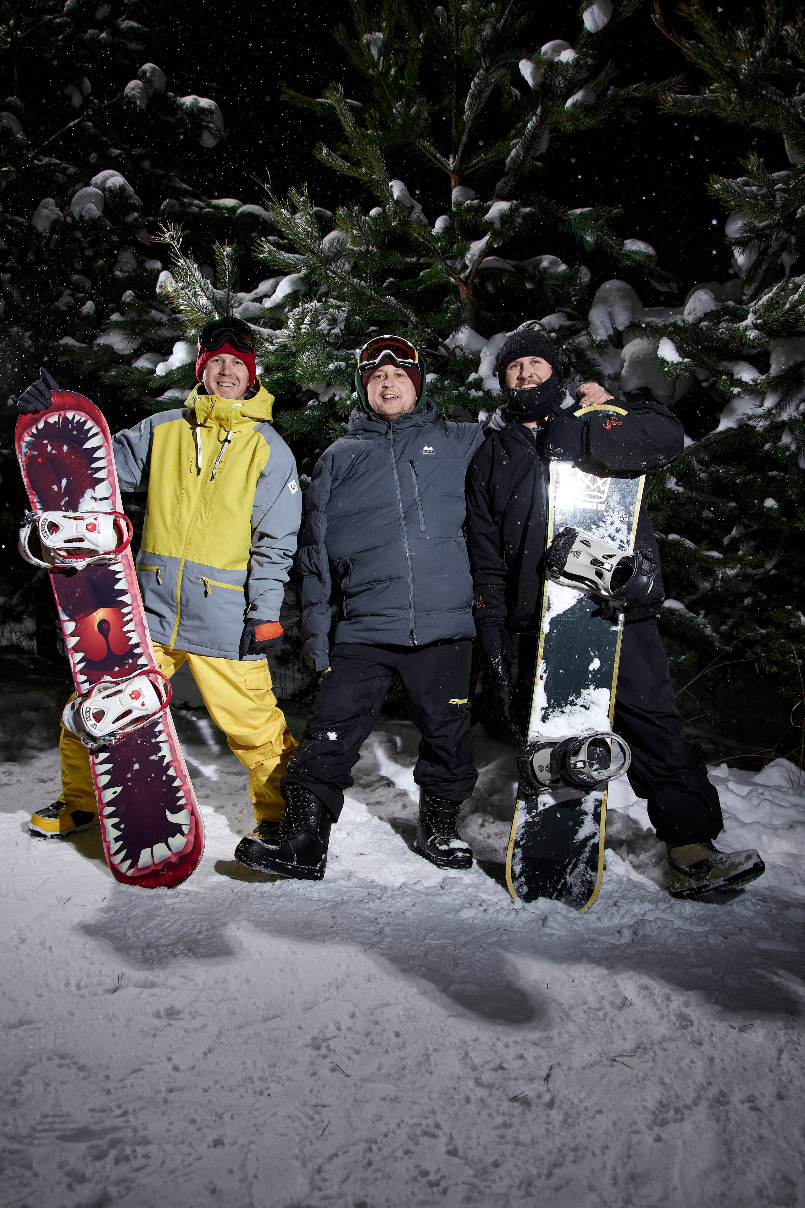 Сноубордисты. Фотограф Алексей Яковлев