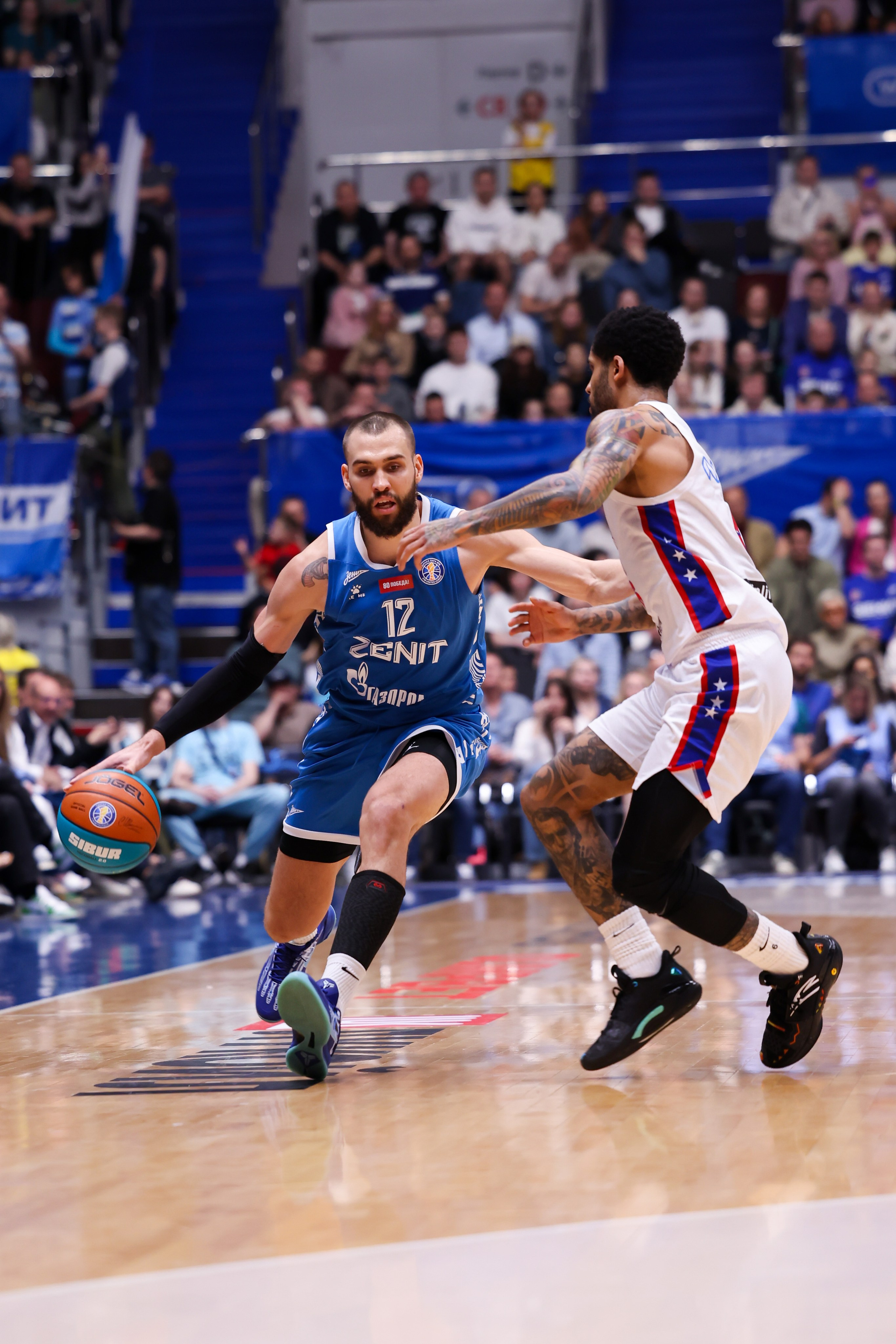 БК «Зенит» — ПБК «ЦСКА» финал ЕЛ ВТБ 5 игра 06.06.2025. Спортивный и репортажный фотограф Антон Тереханов