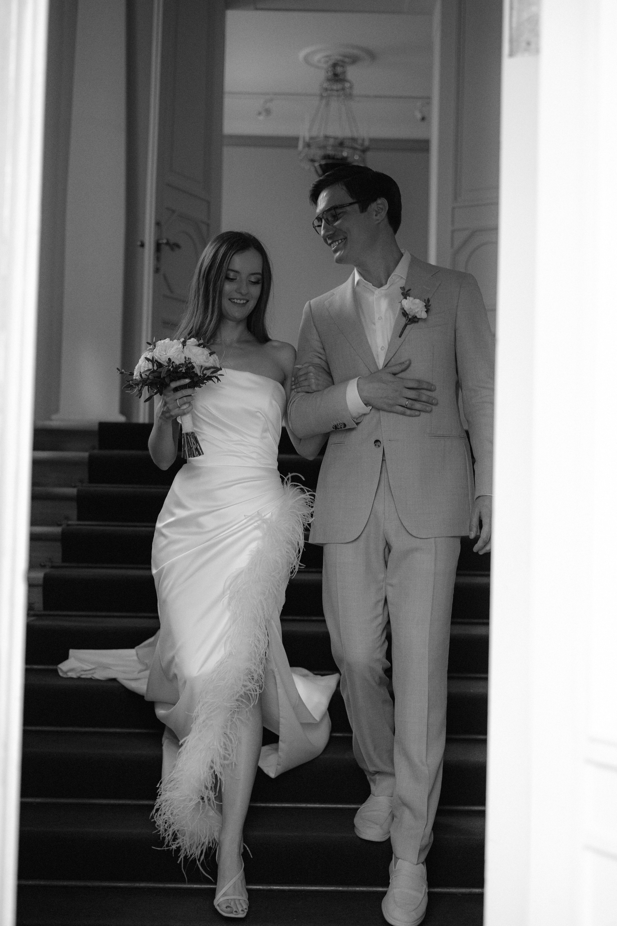 Сентиментальная свадебная фотография