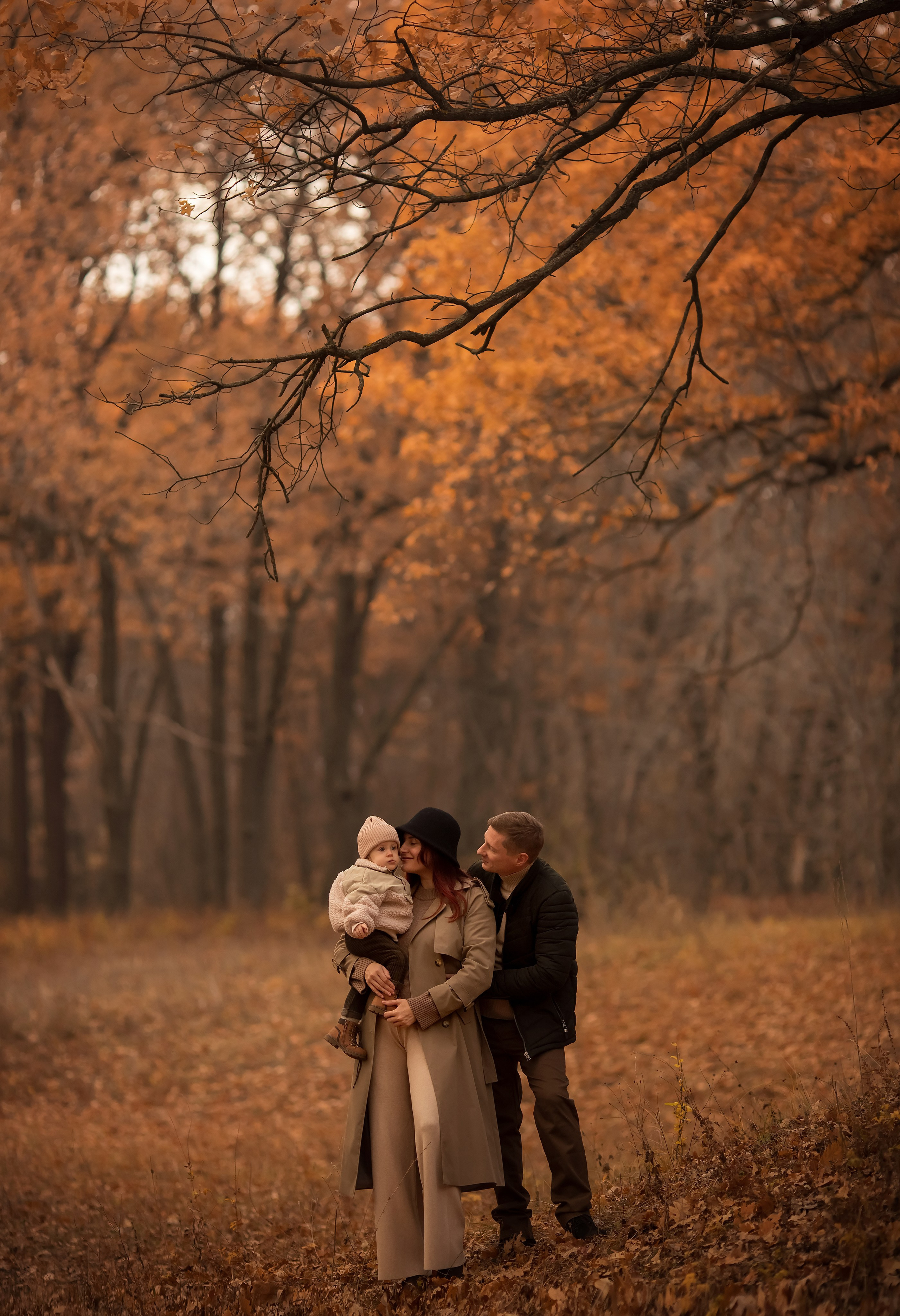Осень в лесу. Семейный и детский фотограф в Саратове Полина Коткина