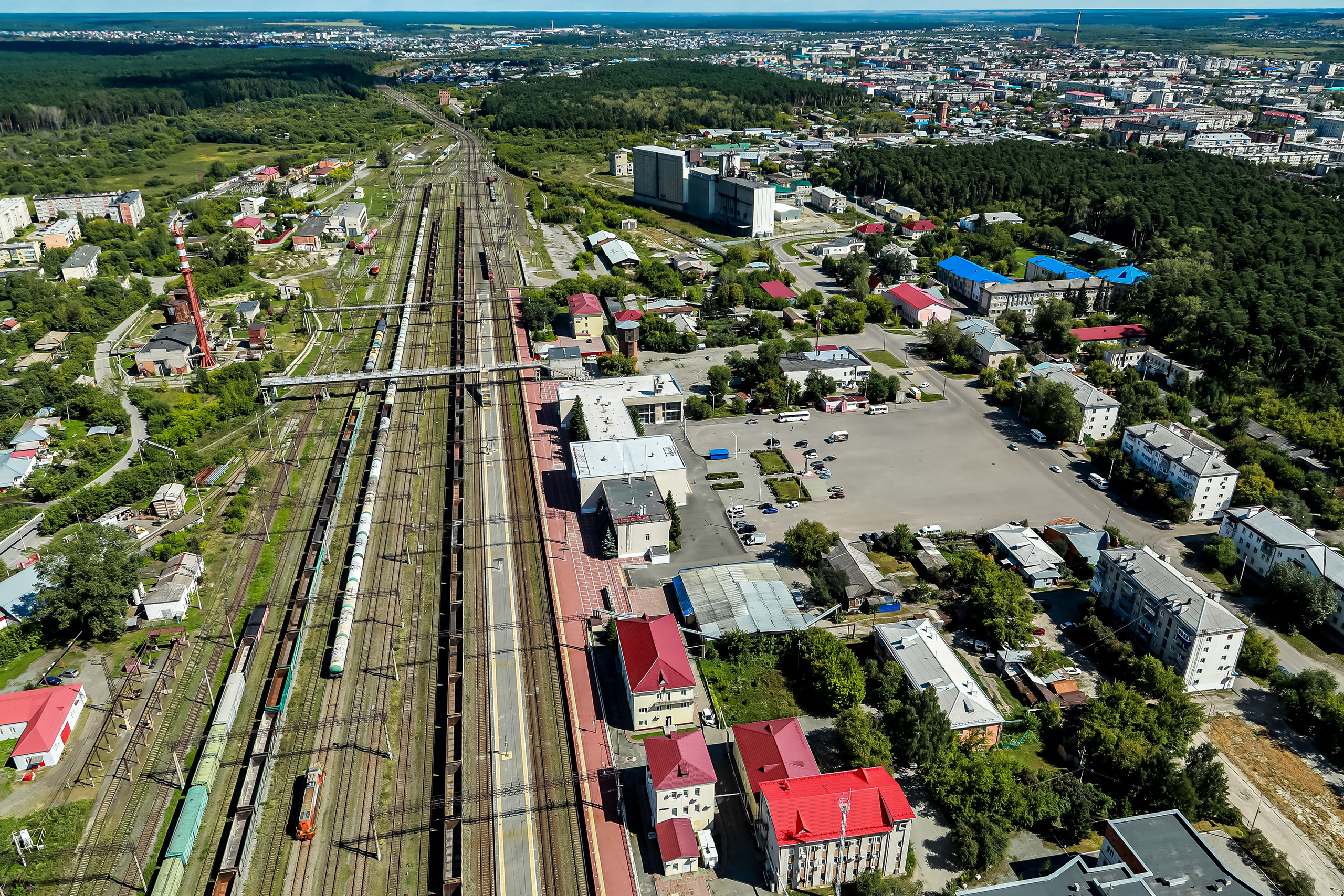 Город с высоты птичьего полёта. Фотограф Андрей Гузеев