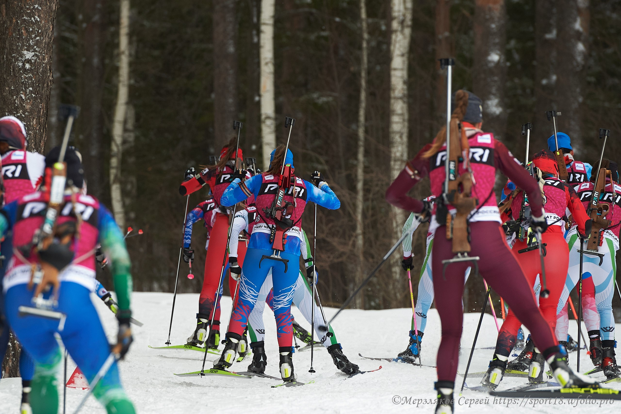 Биатлон. Ижевская винтовка 2023. Спортивный репортажный фотограф в Ижевске Сергей Мерзляков