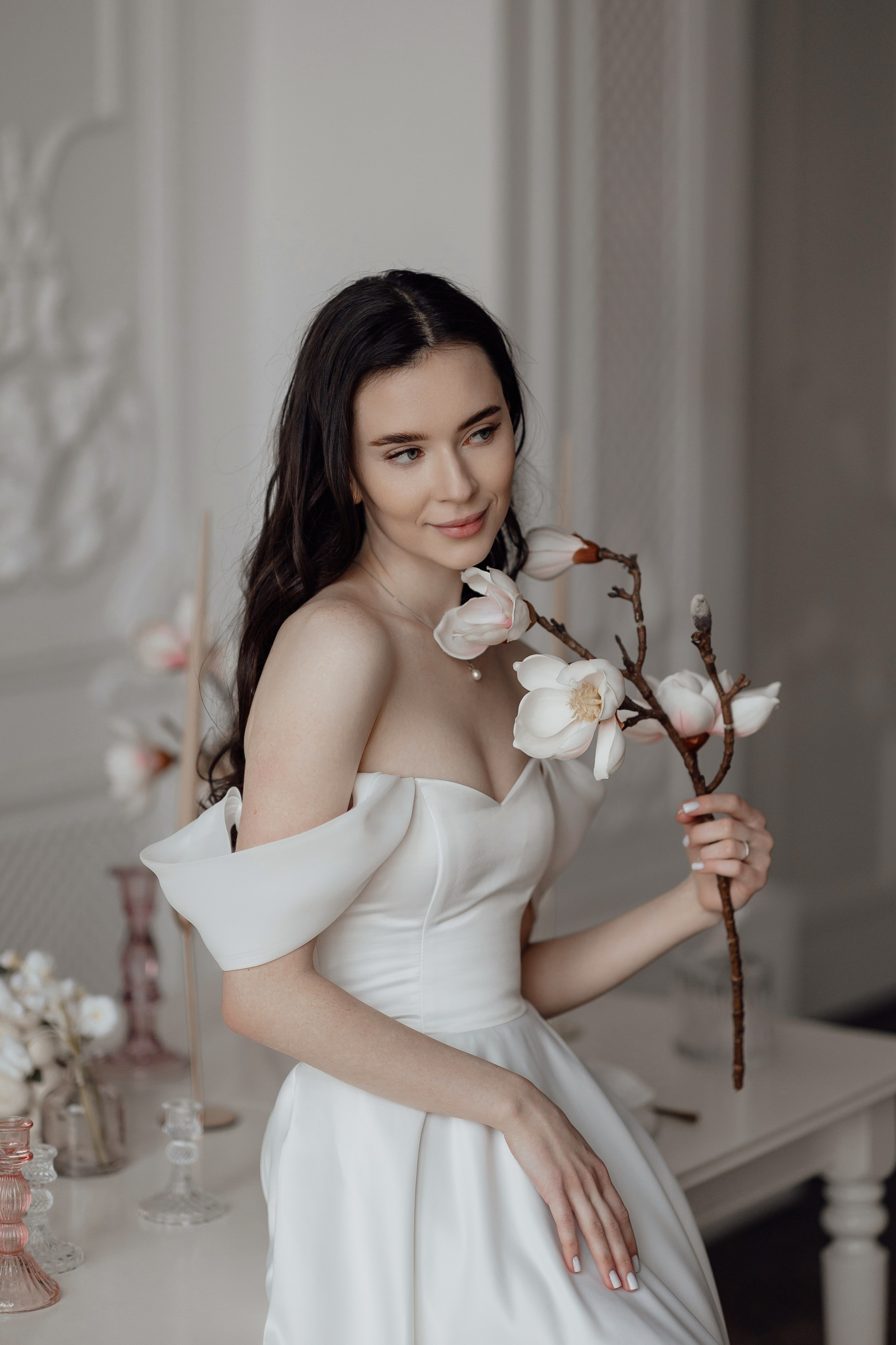 свадебная фотосессия в студии в Москве