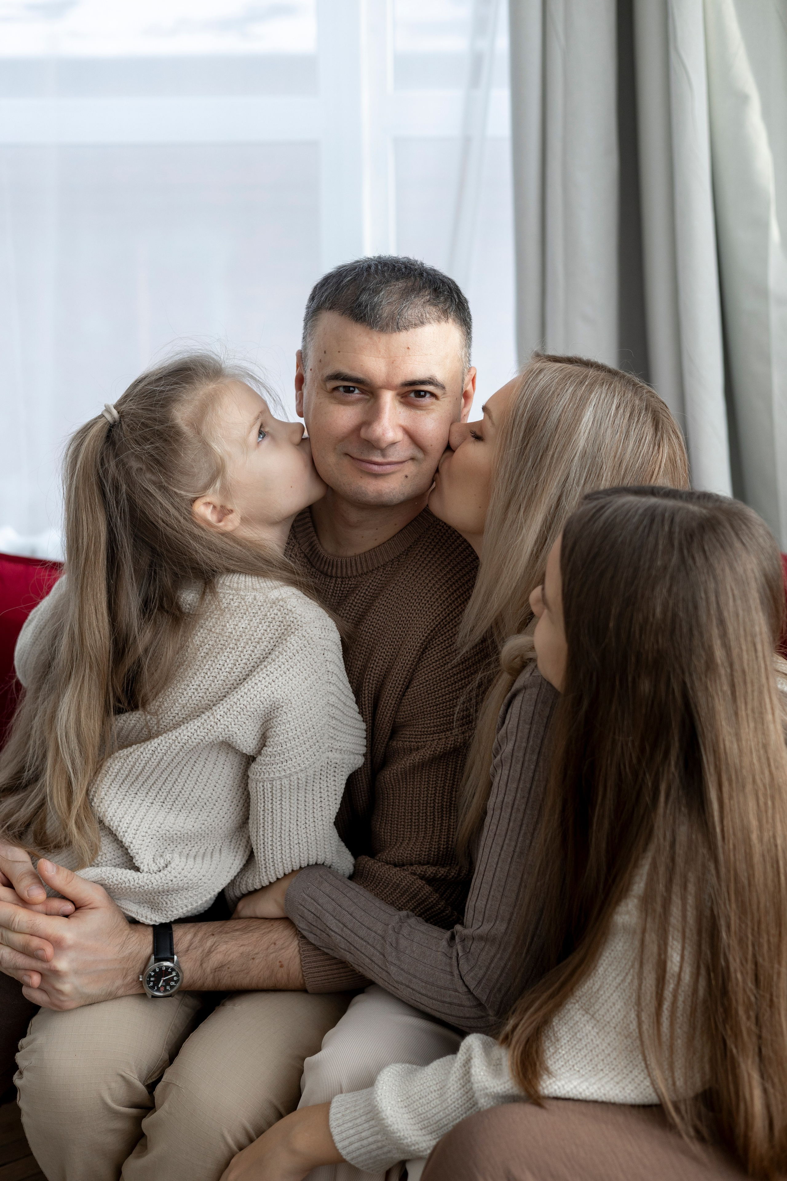Ваня, Алена, Настя и Лиза. Семейный и детский фотограф в Москве Анастасия Мурга