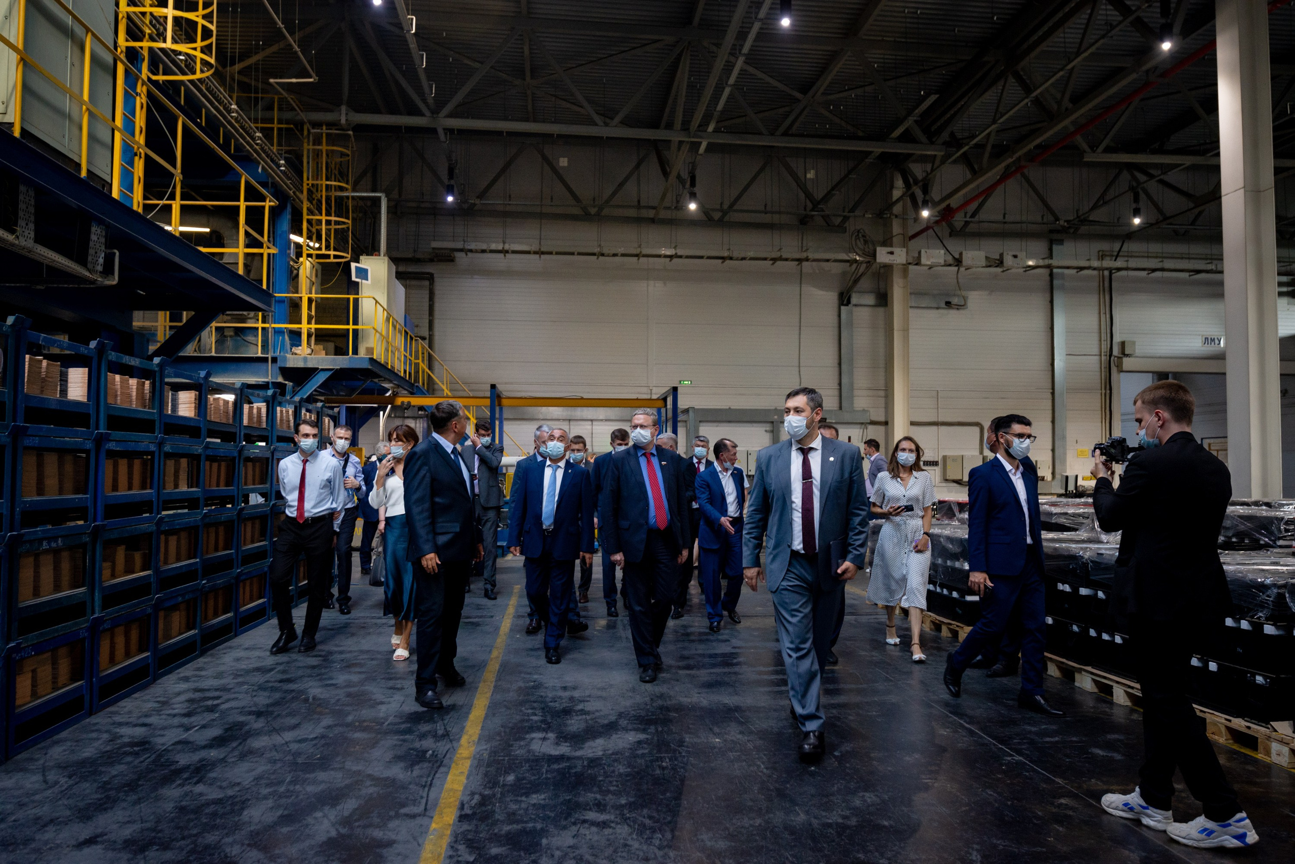 Обход представителями госдумы РФ заводов ОЭЗ АЛАБУГА. Коммерческий фотограф в Казани Ксения Добролюбова