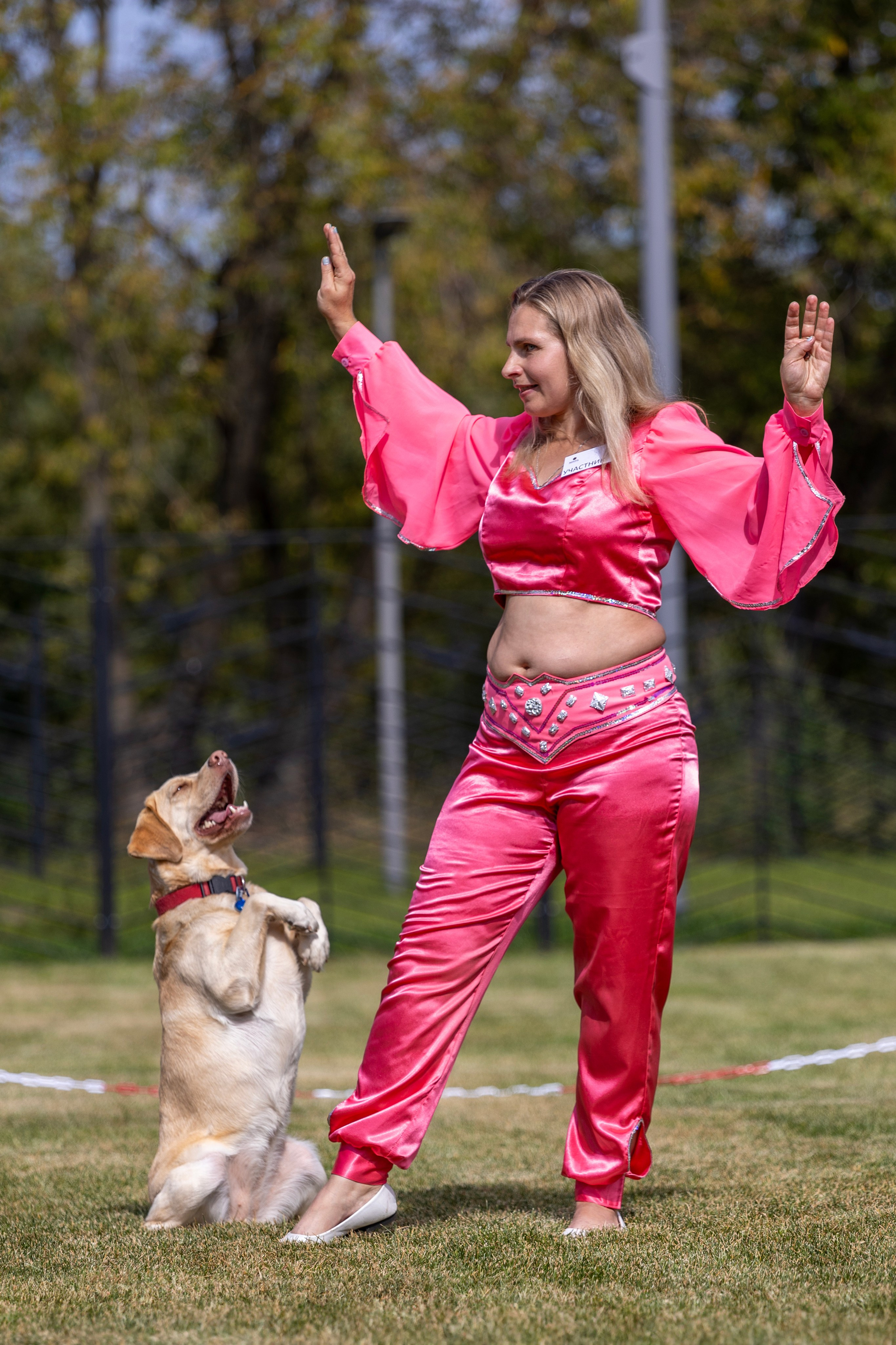 Съемка мероприятия: конкурс по танцам с собаками. Фотография. Юрий Савин