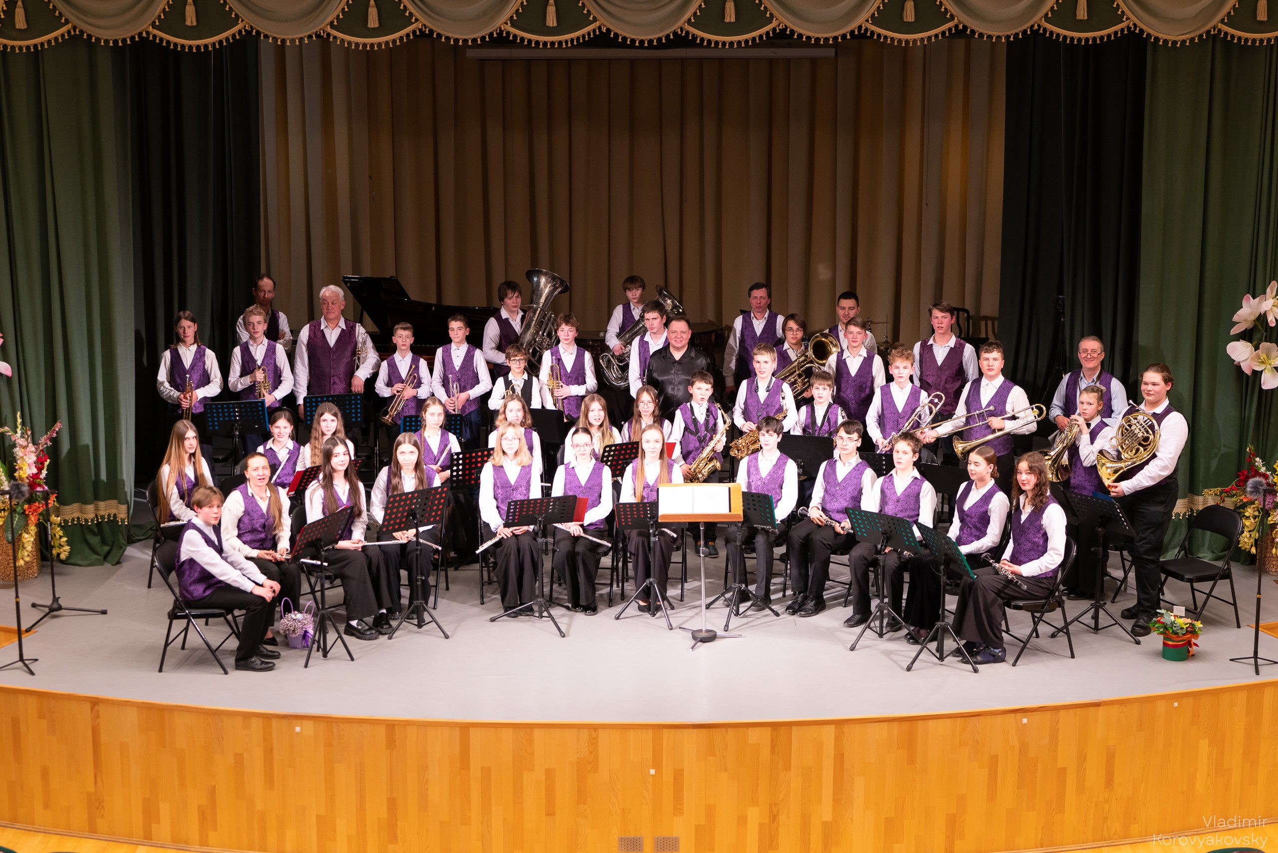 Концерт Духового оркестра ЦГИ ко Дню защитника Отечества. Фотограф Владимир Коровяковский