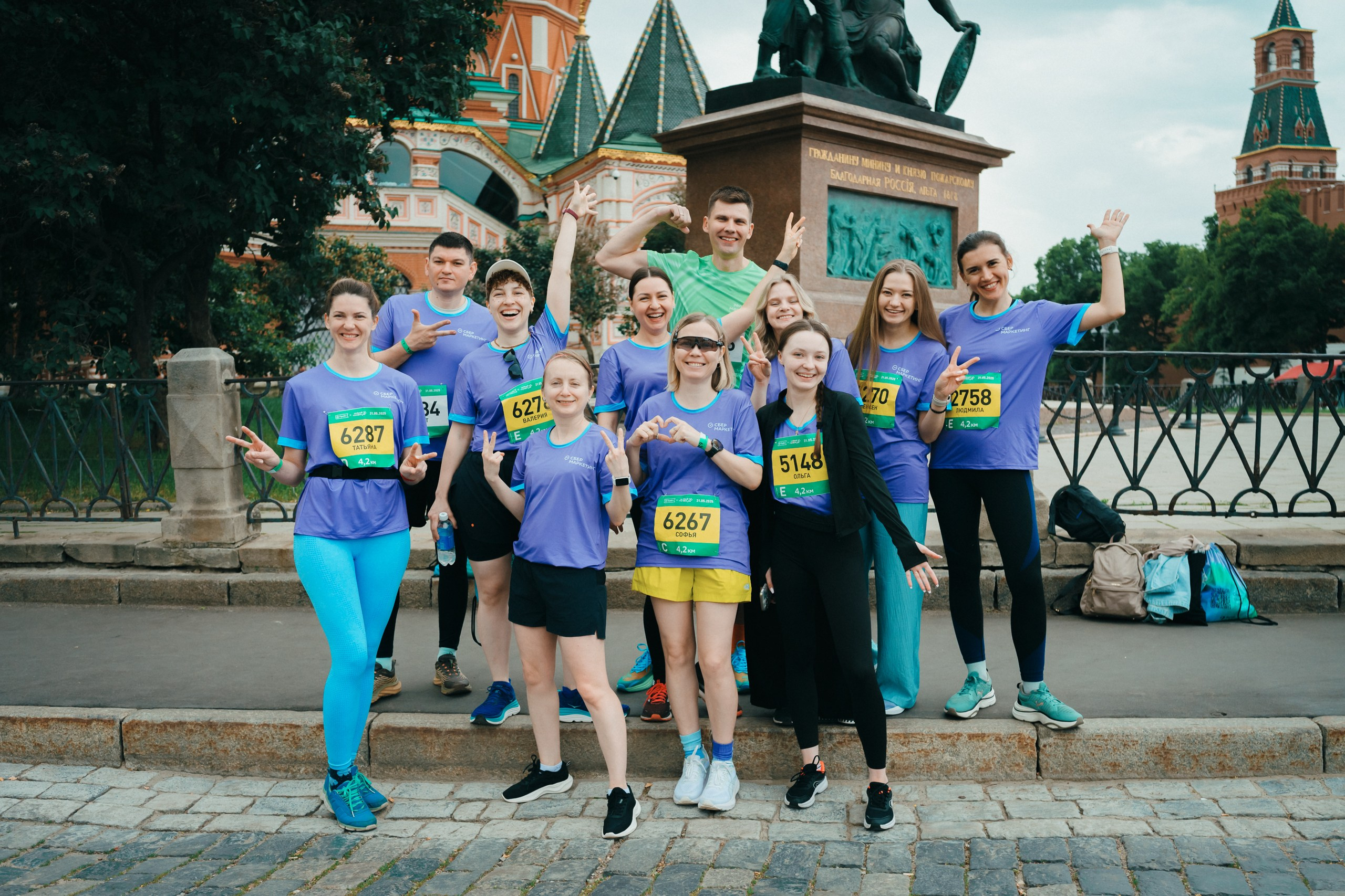 Фотосъёмка участников марафона в Москве. Komonev