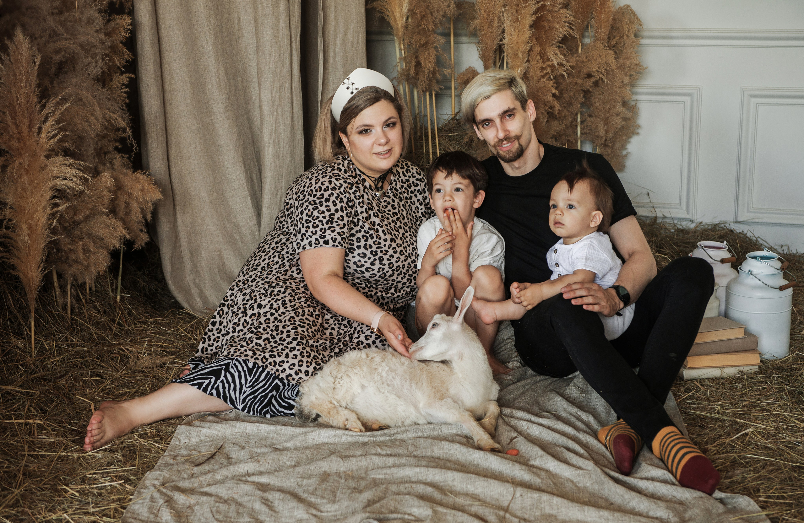 Съемка с козликом. Фотограф Кристина Гришина Рязань