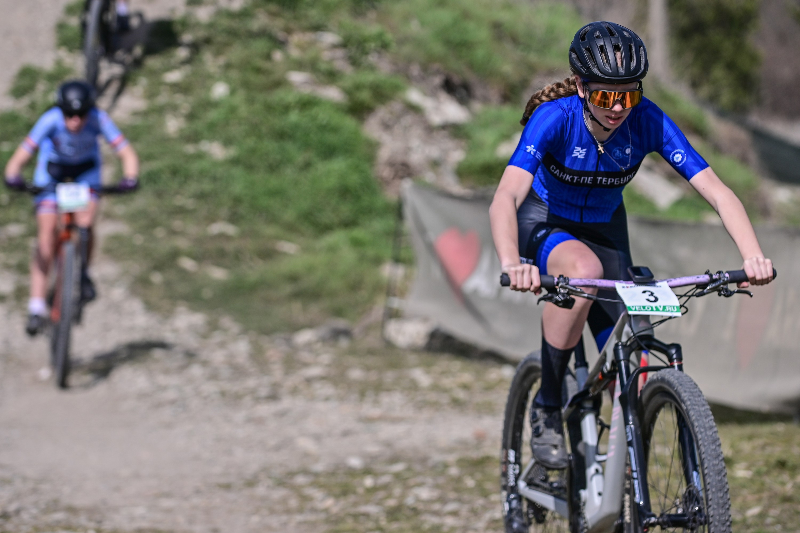 Маунтинбайк, кросс-кантри в Архипо-Осиповке 16 марта 2025. Спортивный фотограф, фотожурналист Павел Ларькин