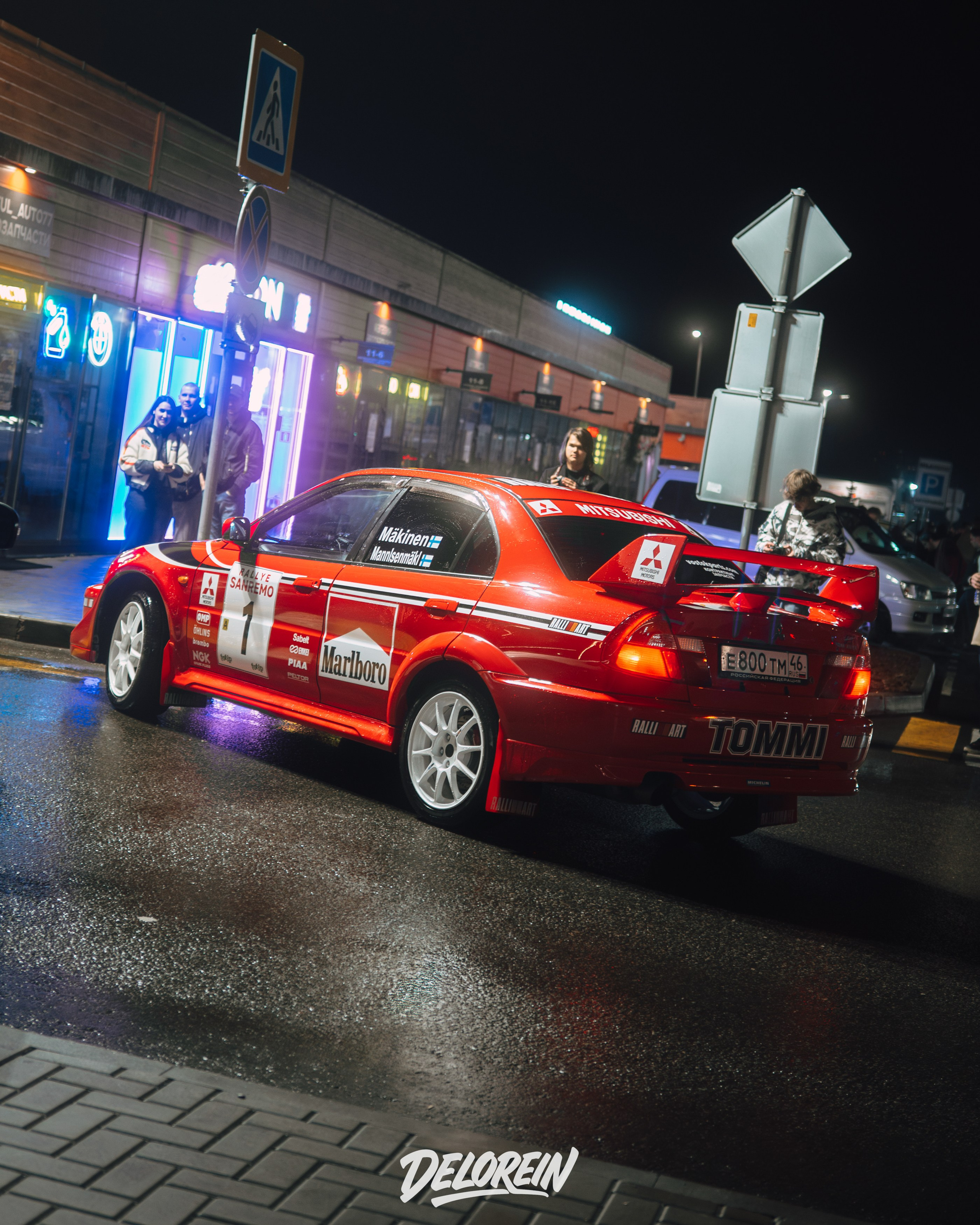 Mitsubishi Lancer Evo VI Tommy Makinen Edition. DeLorein